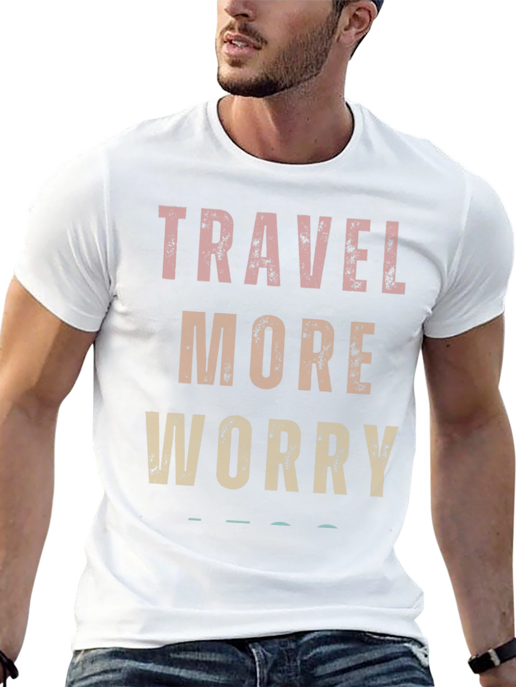Travel More Worry Less Graphic Tee