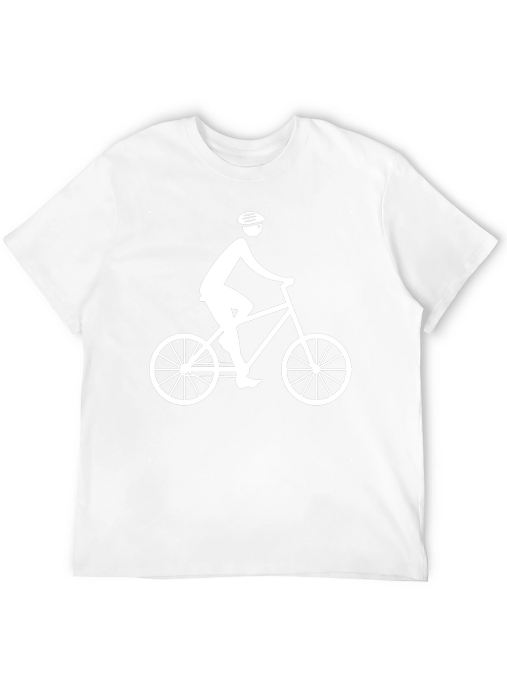 Cyclist Graphic Tee - Black Cotton Blend