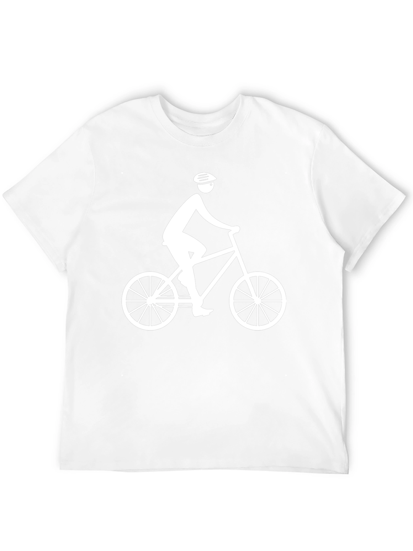 Cyclist Graphic Tee - Black Cotton Blend