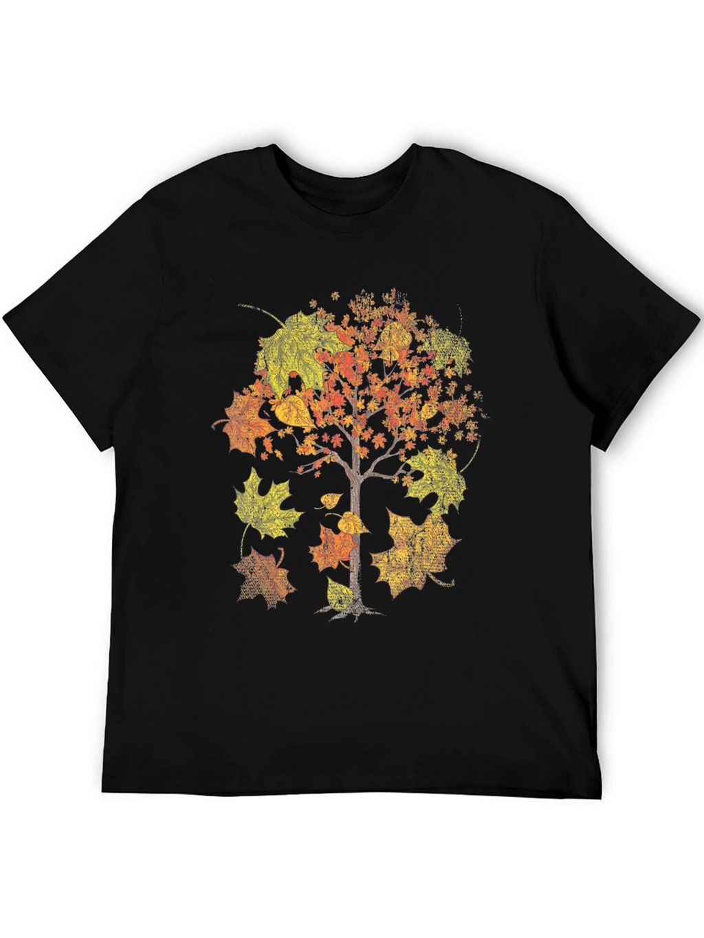Autumn Tree Graphic Tee - Nature Inspired Shirt