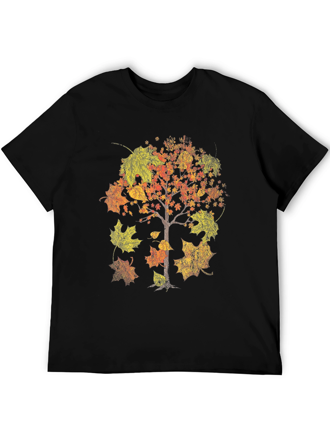 Autumn Tree Graphic Tee - Nature Inspired Shirt