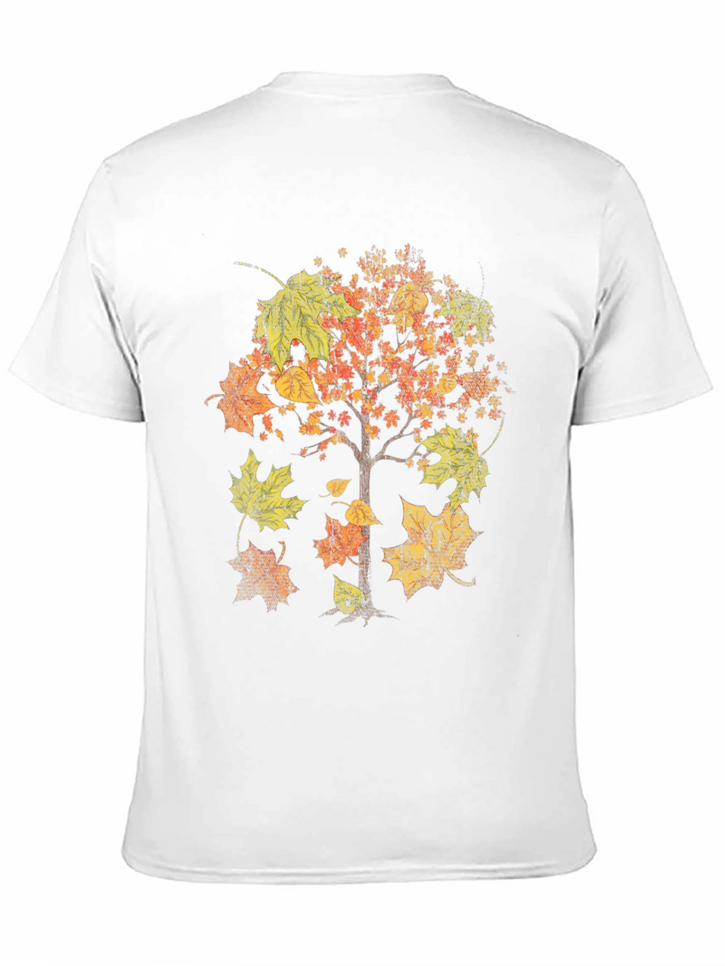 Autumn Tree Graphic Tee - Nature Inspired Shirt