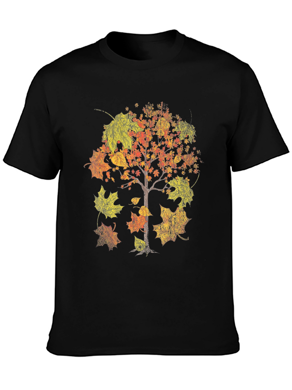 Autumn Tree Graphic Tee - Nature Inspired Shirt