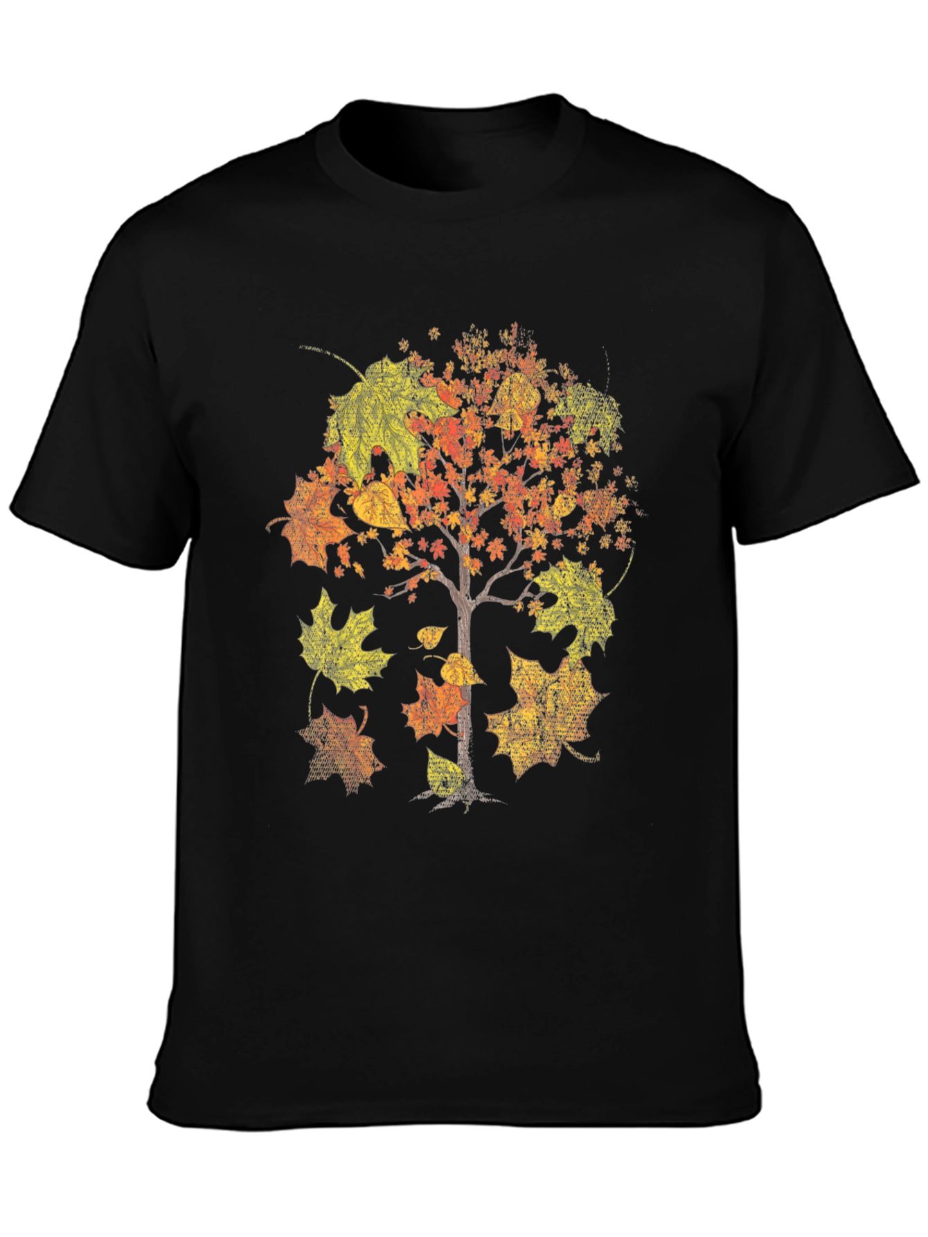 Autumn Tree Graphic Tee - Nature Inspired Shirt