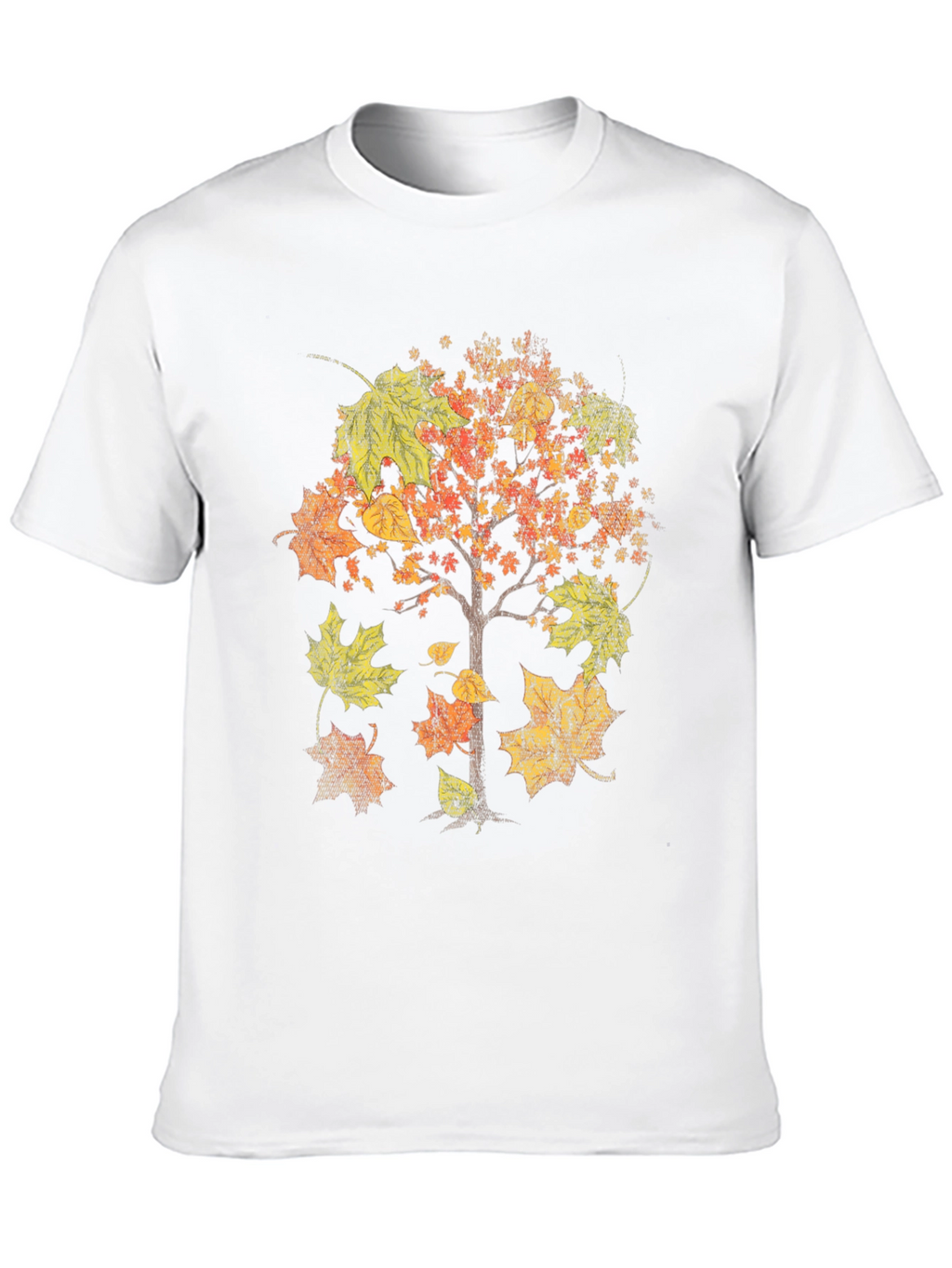 Autumn Tree Graphic Tee - Nature Inspired Shirt