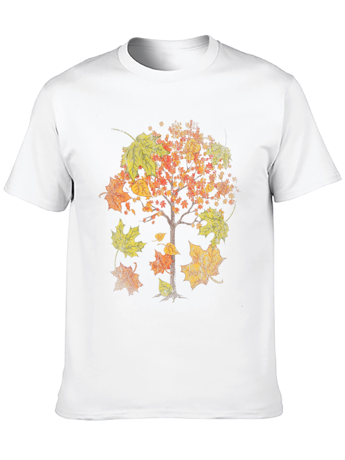 Autumn Tree Graphic Tee - Nature Inspired Shirt