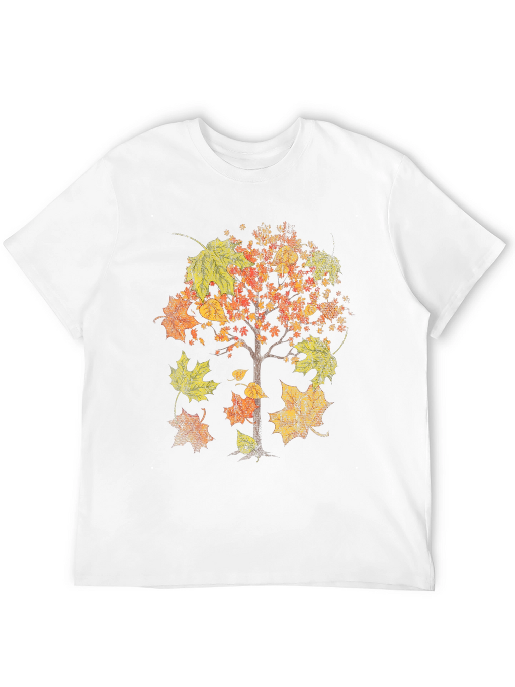 Autumn Tree Graphic Tee - Nature Inspired Shirt