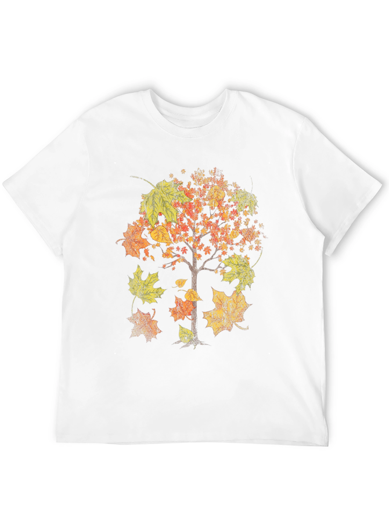 Autumn Tree Graphic Tee - Nature Inspired Shirt