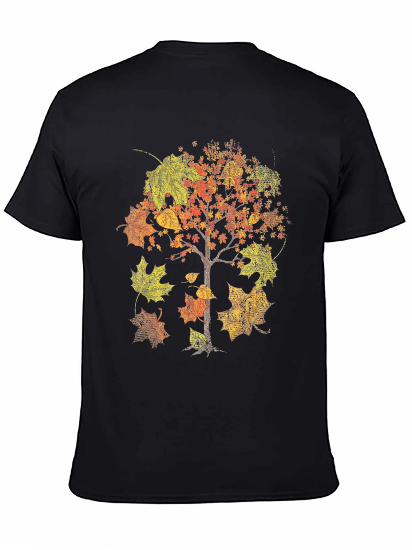Autumn Tree Graphic Tee - Nature Inspired Shirt