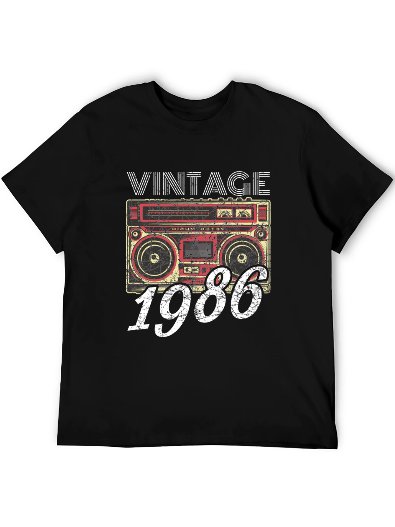 Vintage 1986 Boombox Graphic Tee