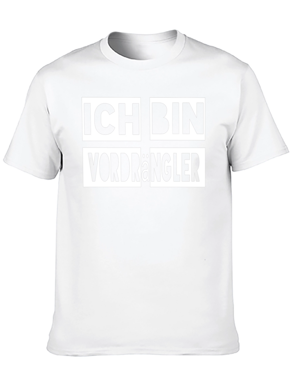 Ich Bin Vordrängler Black T-Shirt