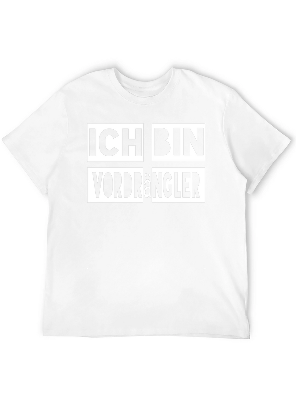 Ich Bin Vordrängler Black T-Shirt