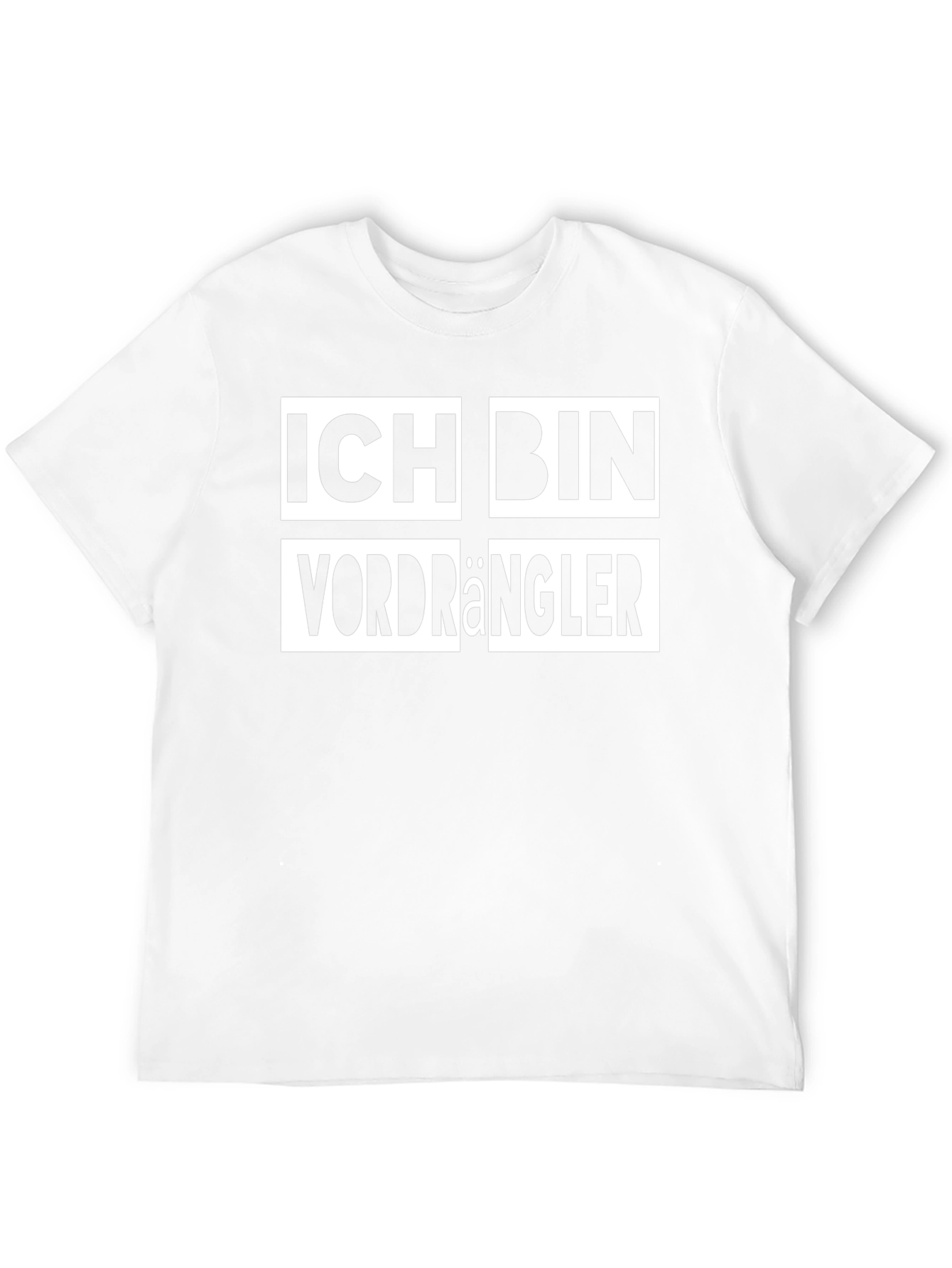 Ich Bin Vordrängler Black T-Shirt