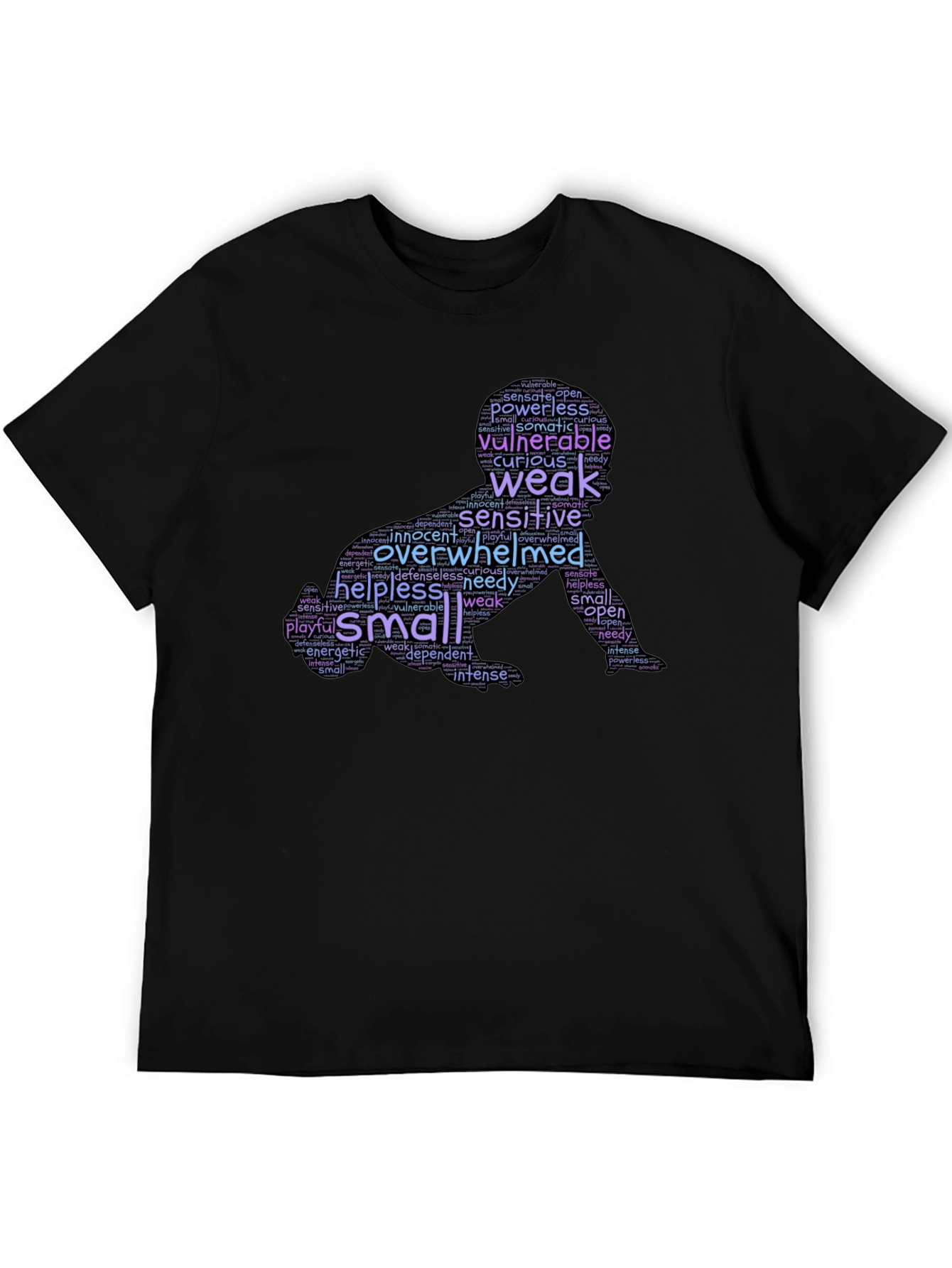 Vulnerable Baby Word Art Graphic T-Shirt
