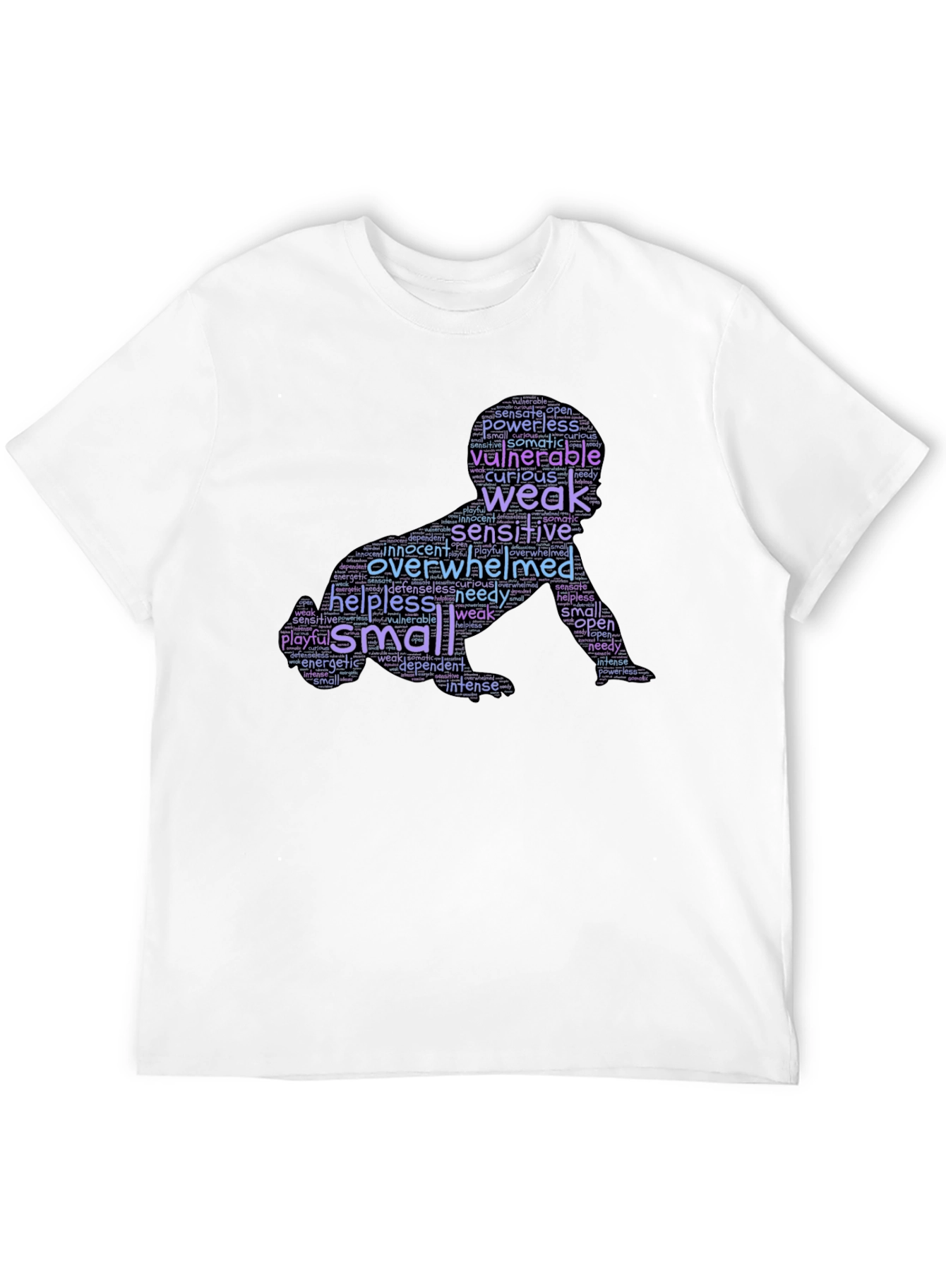 Vulnerable Baby Word Art Graphic T-Shirt