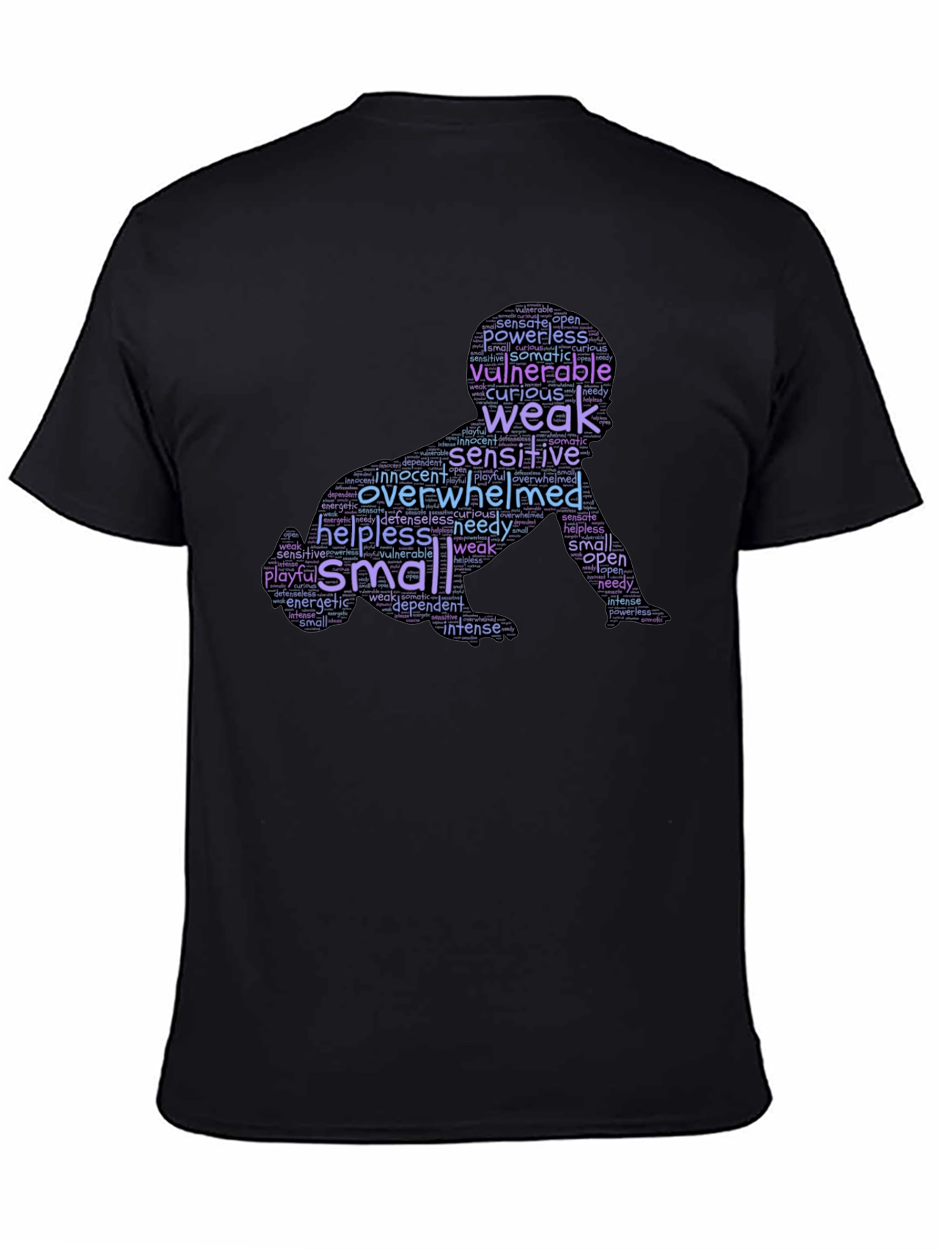 Vulnerable Baby Word Art Graphic T-Shirt