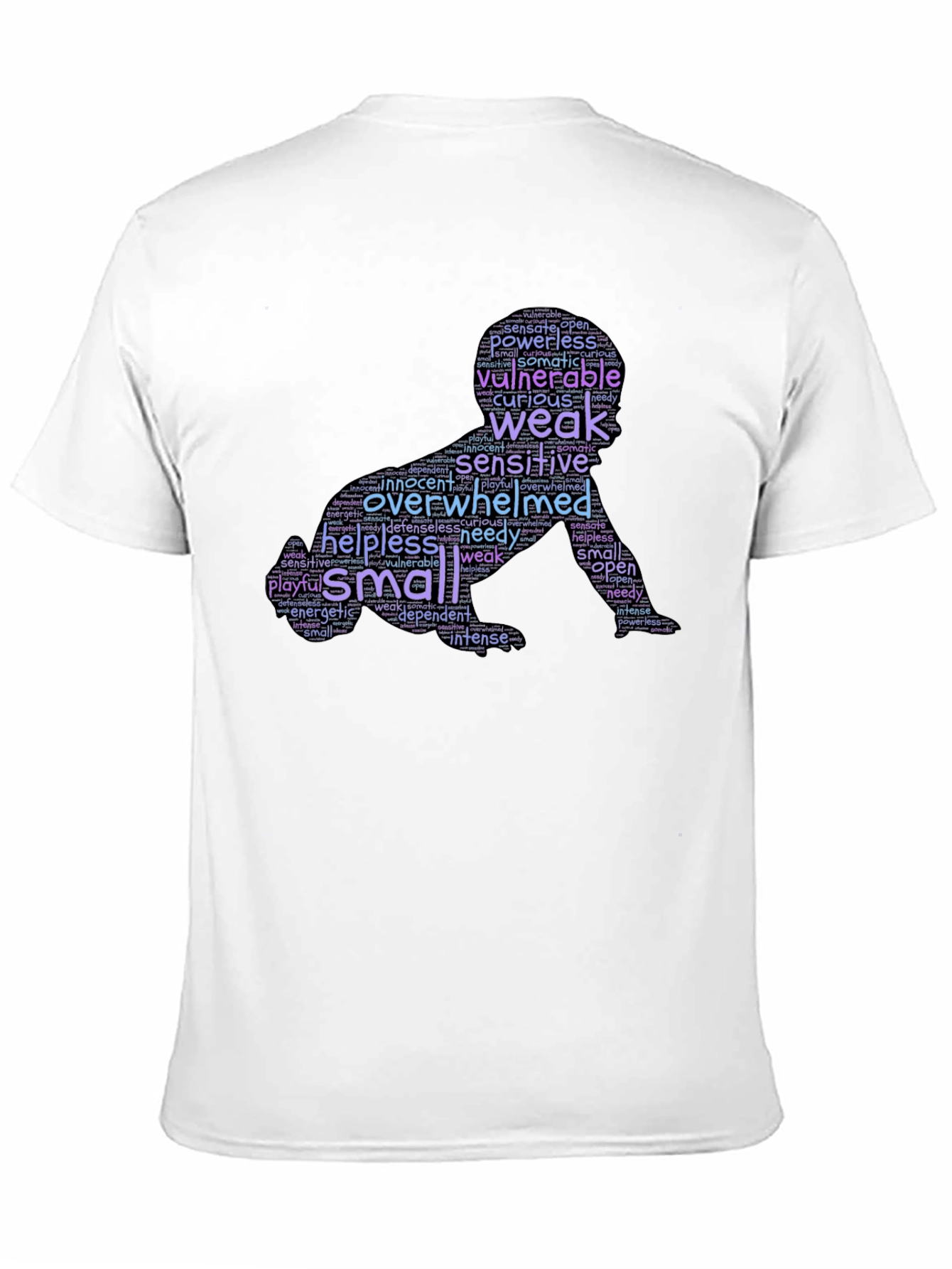 Vulnerable Baby Word Art Graphic T-Shirt