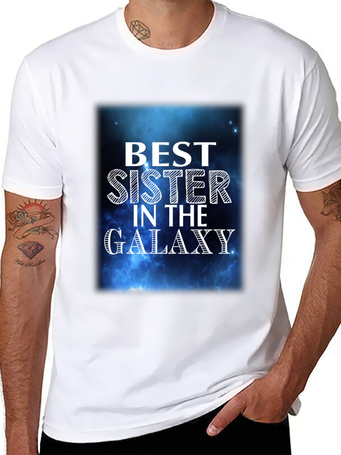 Best Sister in the Galaxy Graphic T-Shirt