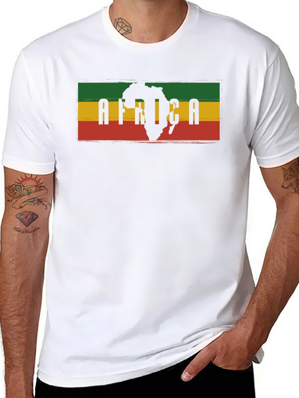 Africa Rasta Flag T-Shirt