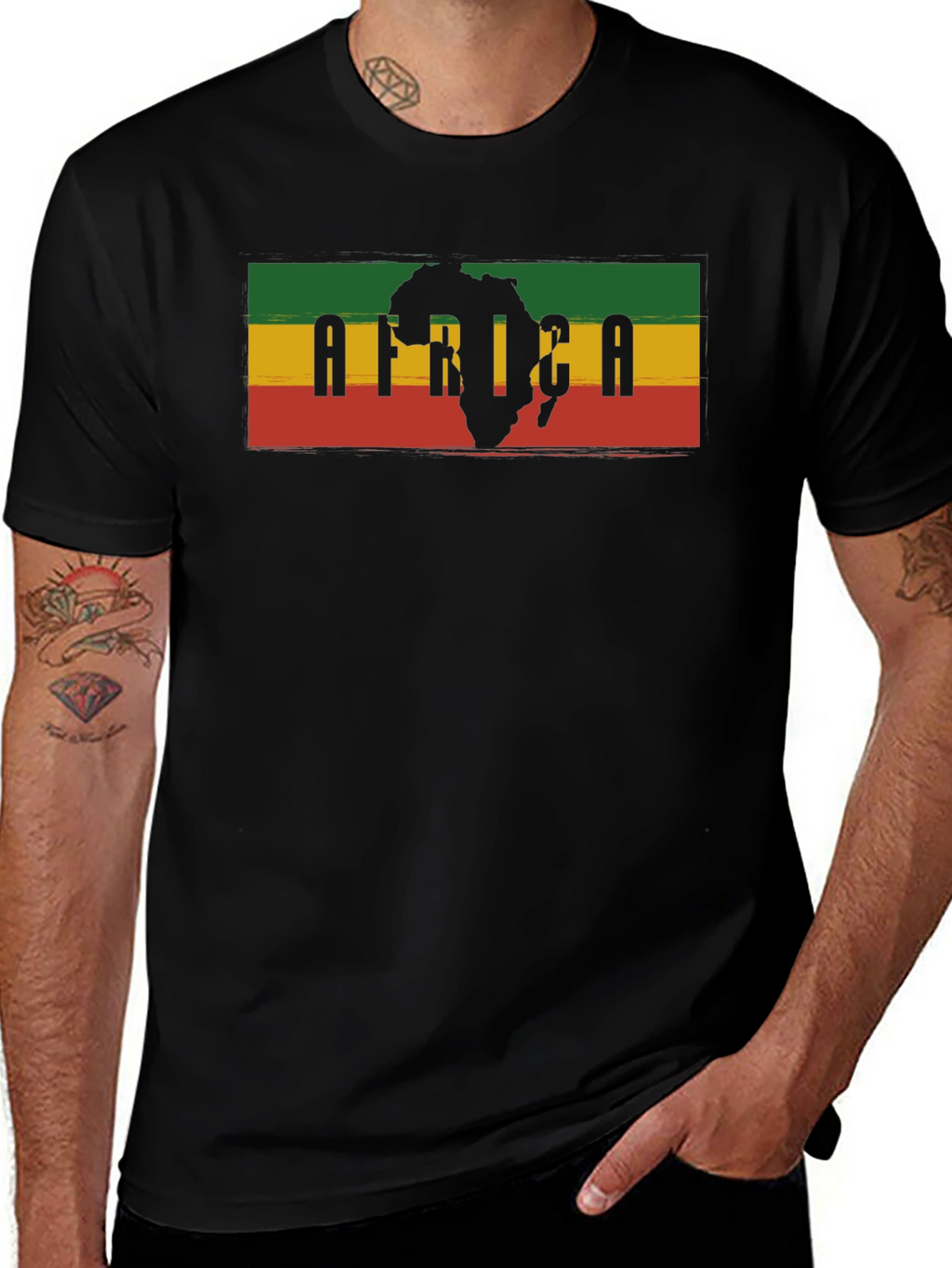 Africa Rasta Flag T-Shirt