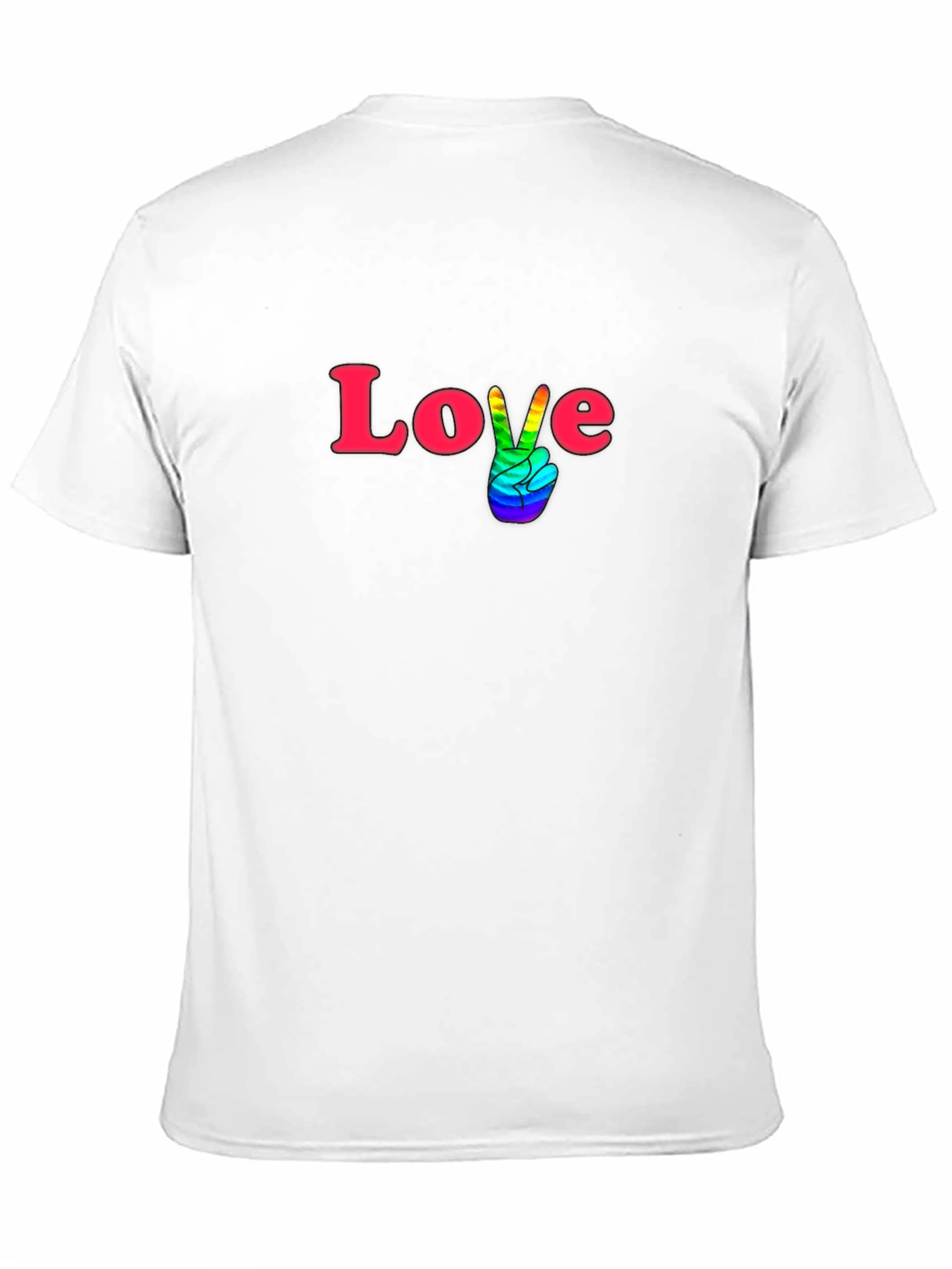 Love & Pride T-Shirt - Black Cotton Blend