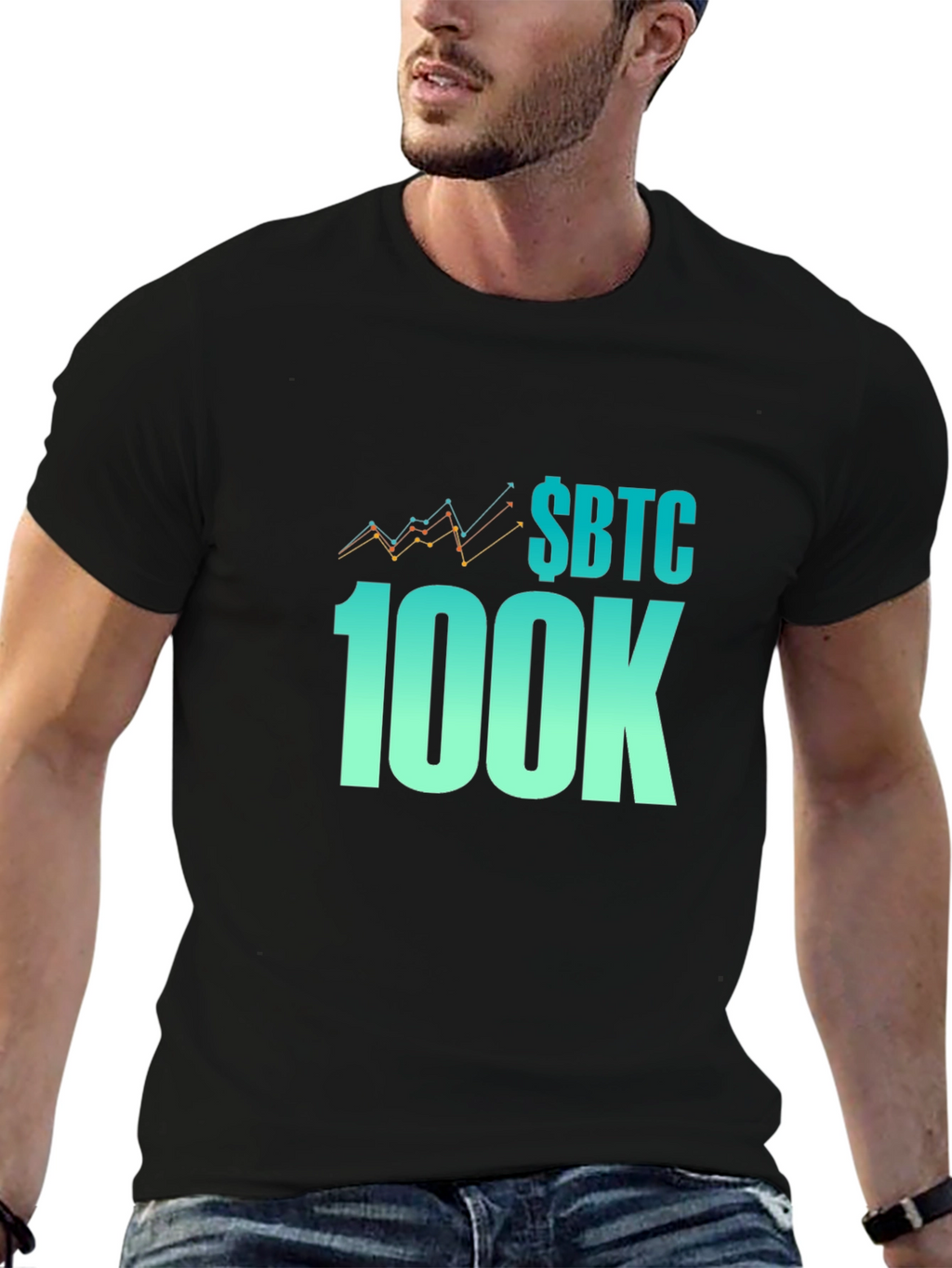 SBTC 100K Crypto T-Shirt - Bitcoin Supporter Tee