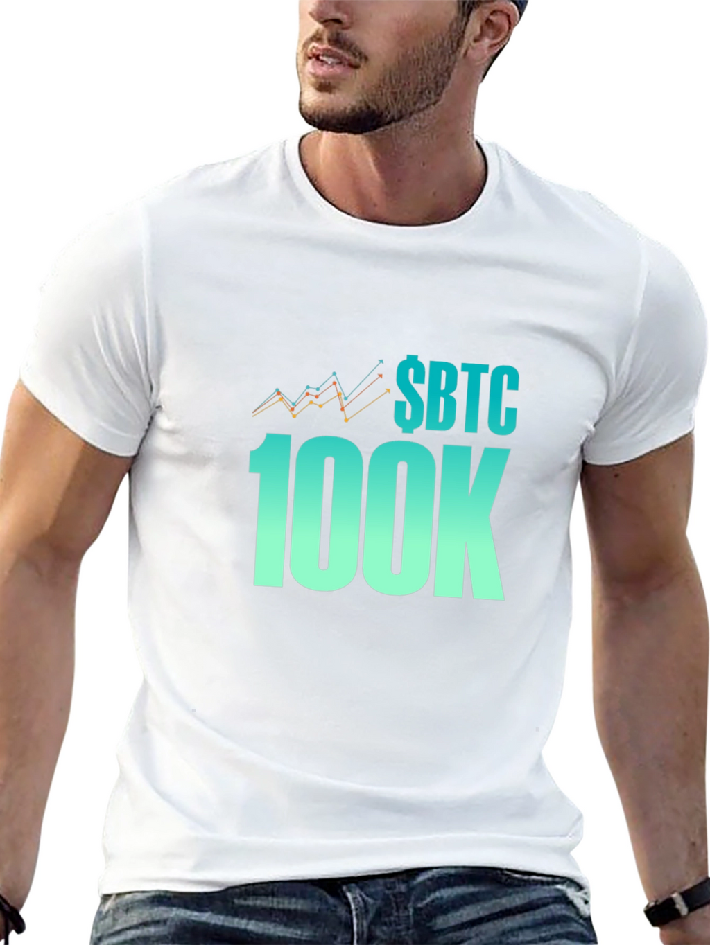 SBTC 100K Crypto T-Shirt - Bitcoin Supporter Tee