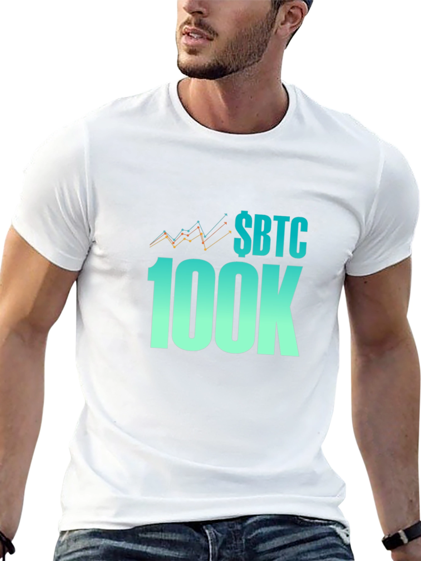 SBTC 100K Crypto T-Shirt - Bitcoin Supporter Tee