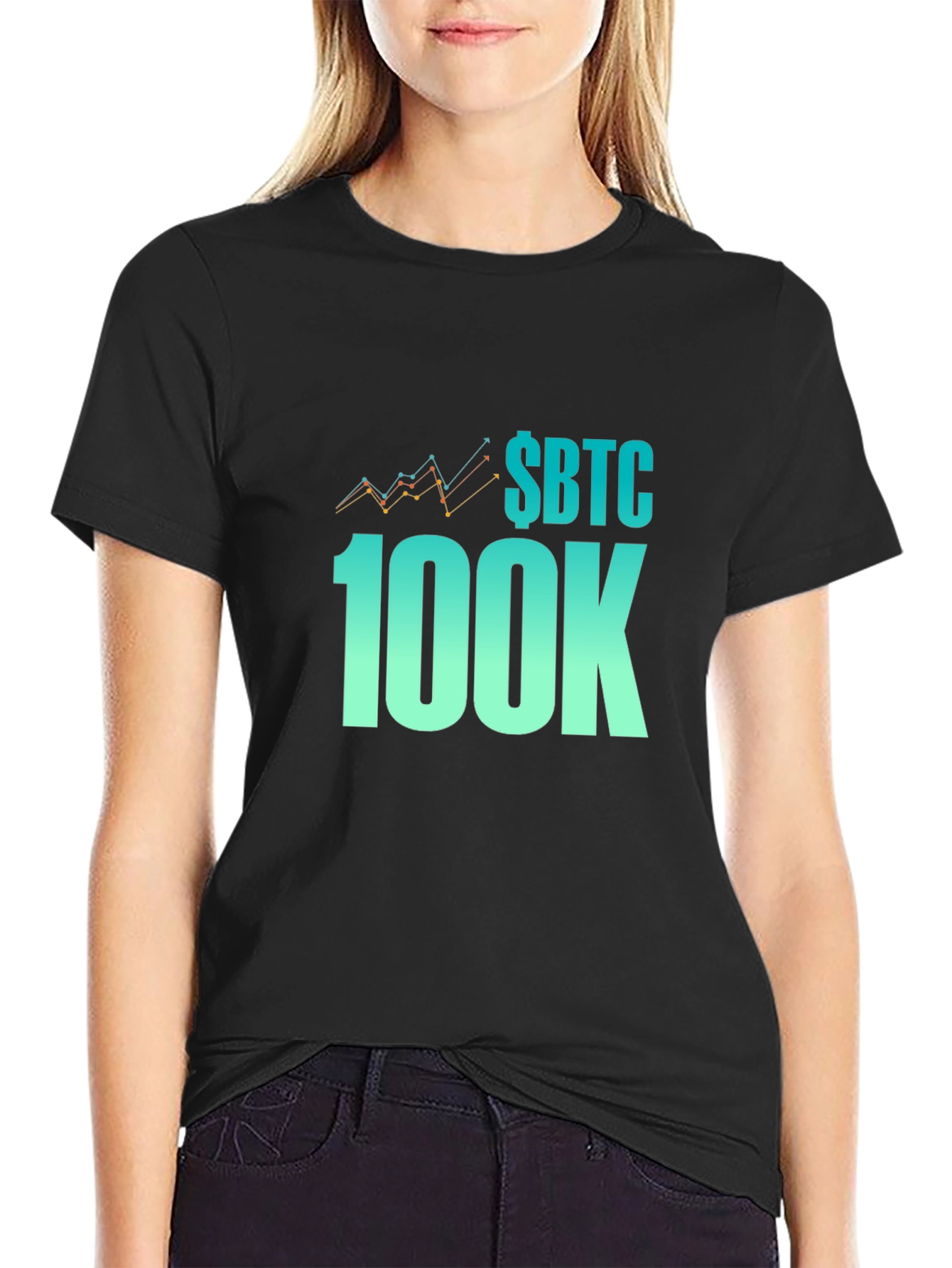 SBTC 100K Crypto T-Shirt - Bitcoin Supporter Tee