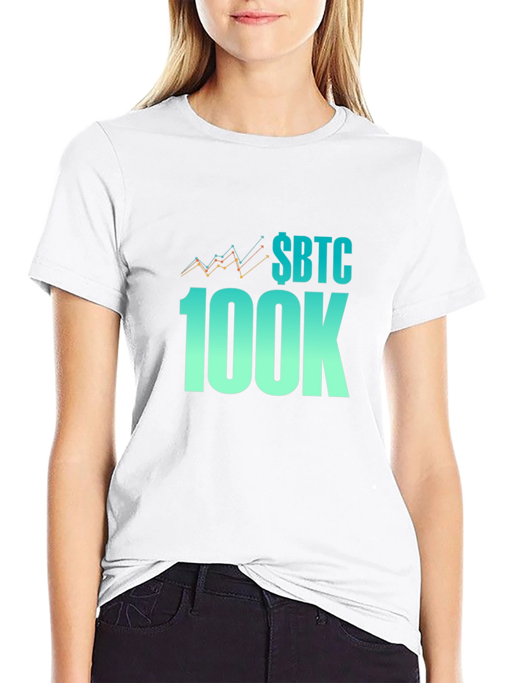 SBTC 100K Crypto T-Shirt - Bitcoin Supporter Tee
