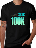 SBTC 100K Crypto T-Shirt - Bitcoin Supporter Tee