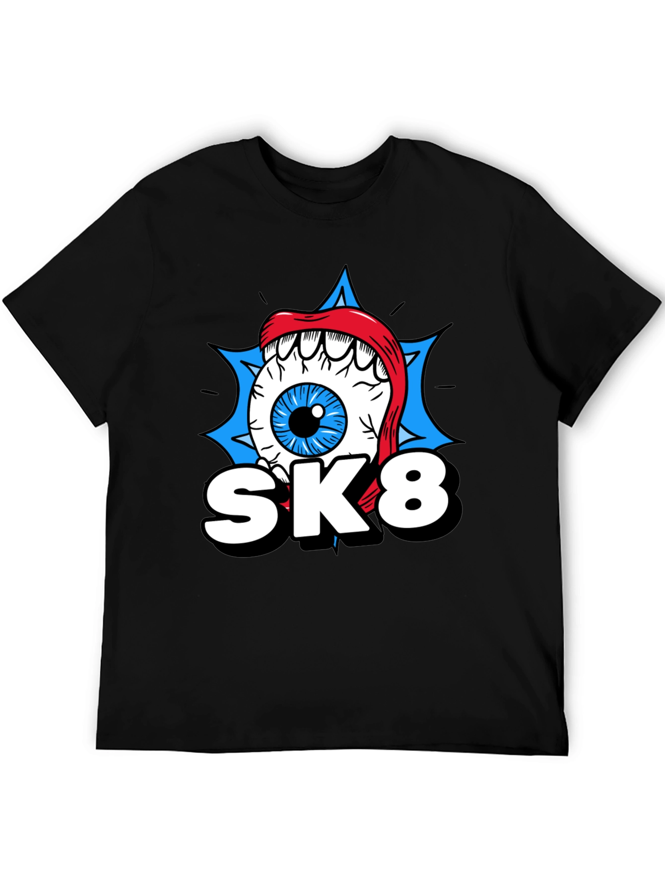 SK8 Eye Graphic T-Shirt - Cool Novelty Tee