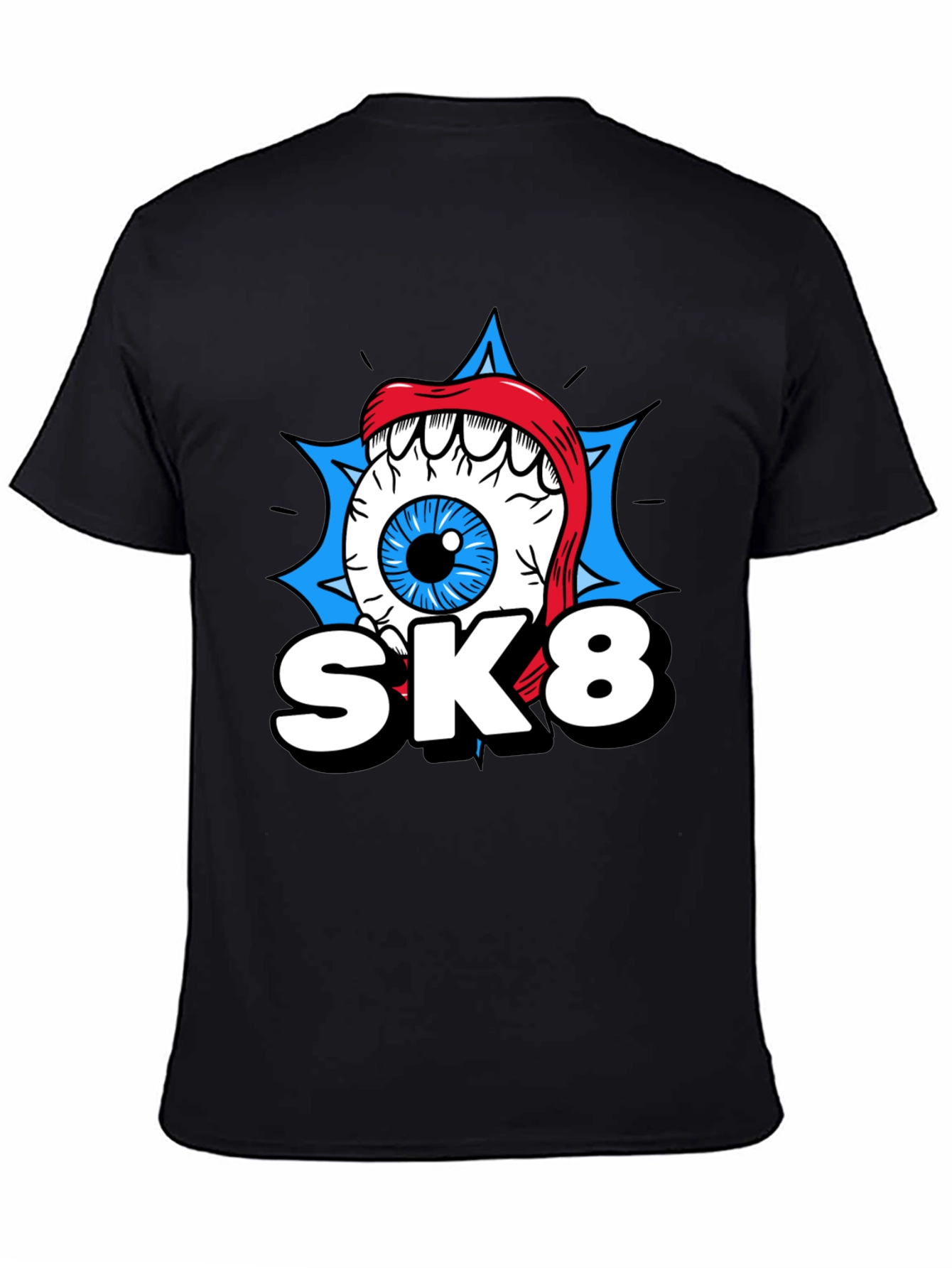 SK8 Eye Graphic T-Shirt - Cool Novelty Tee
