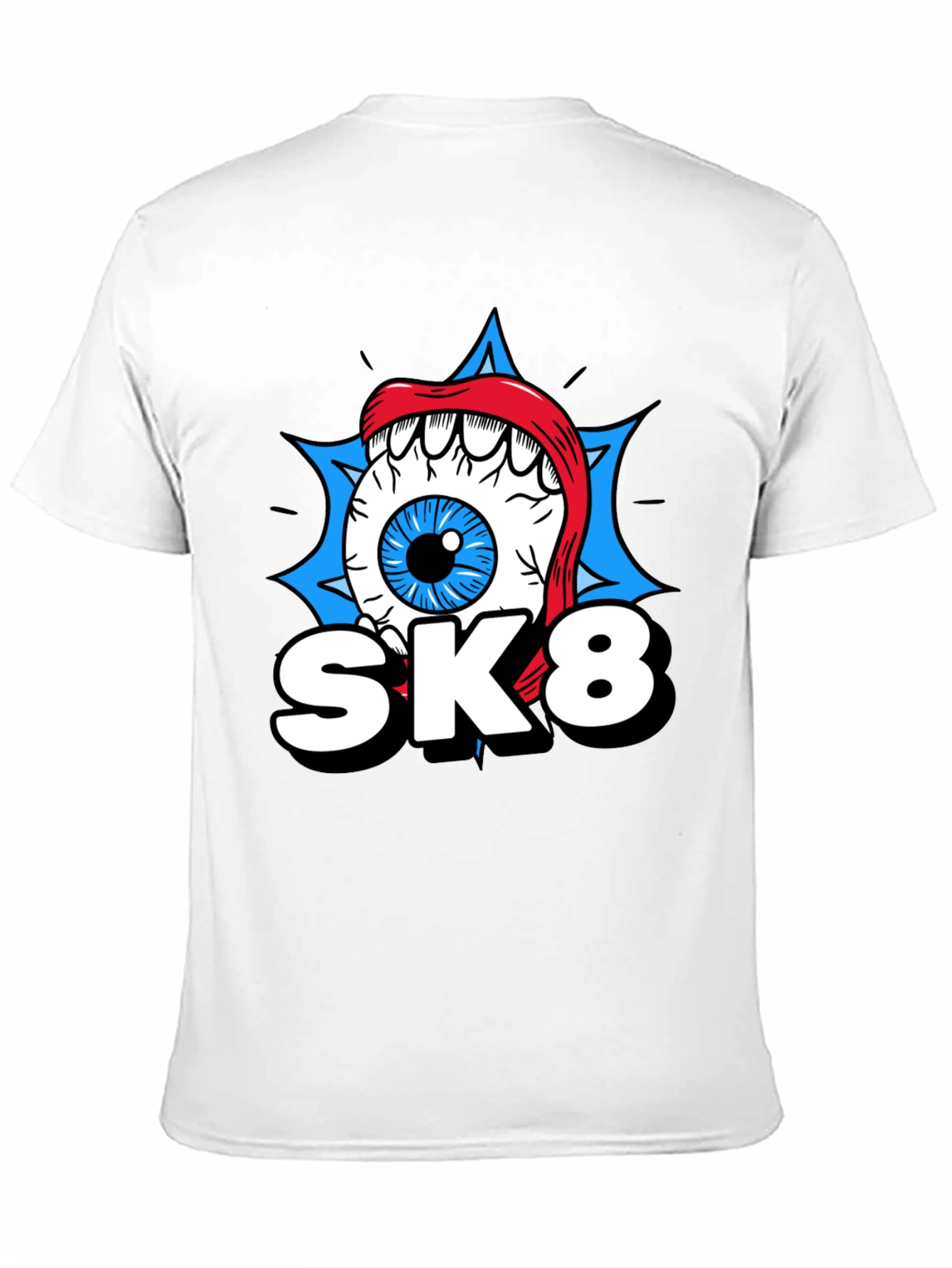SK8 Eye Graphic T-Shirt - Cool Novelty Tee