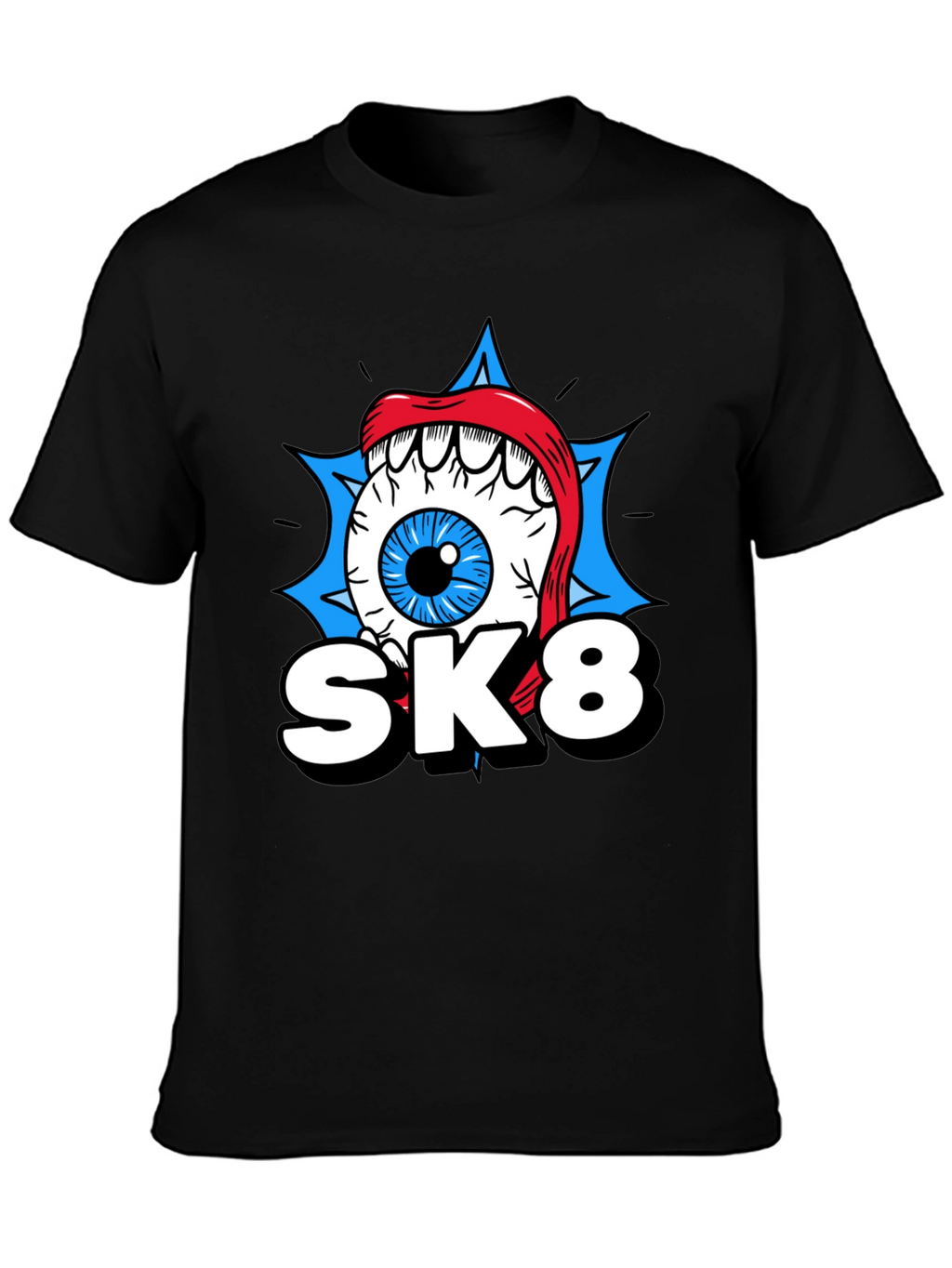 SK8 Eye Graphic T-Shirt - Cool Novelty Tee