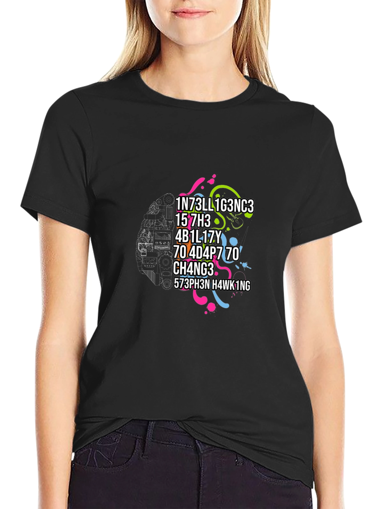 Intelligence Brain Graphic T-Shirt