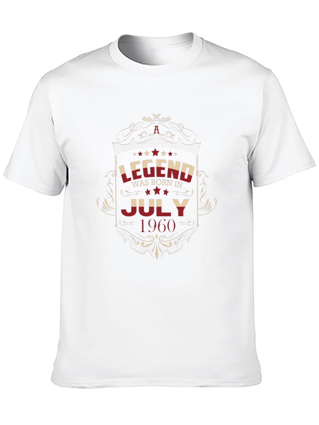 Legend Born In July 1960 Black T-Shirt