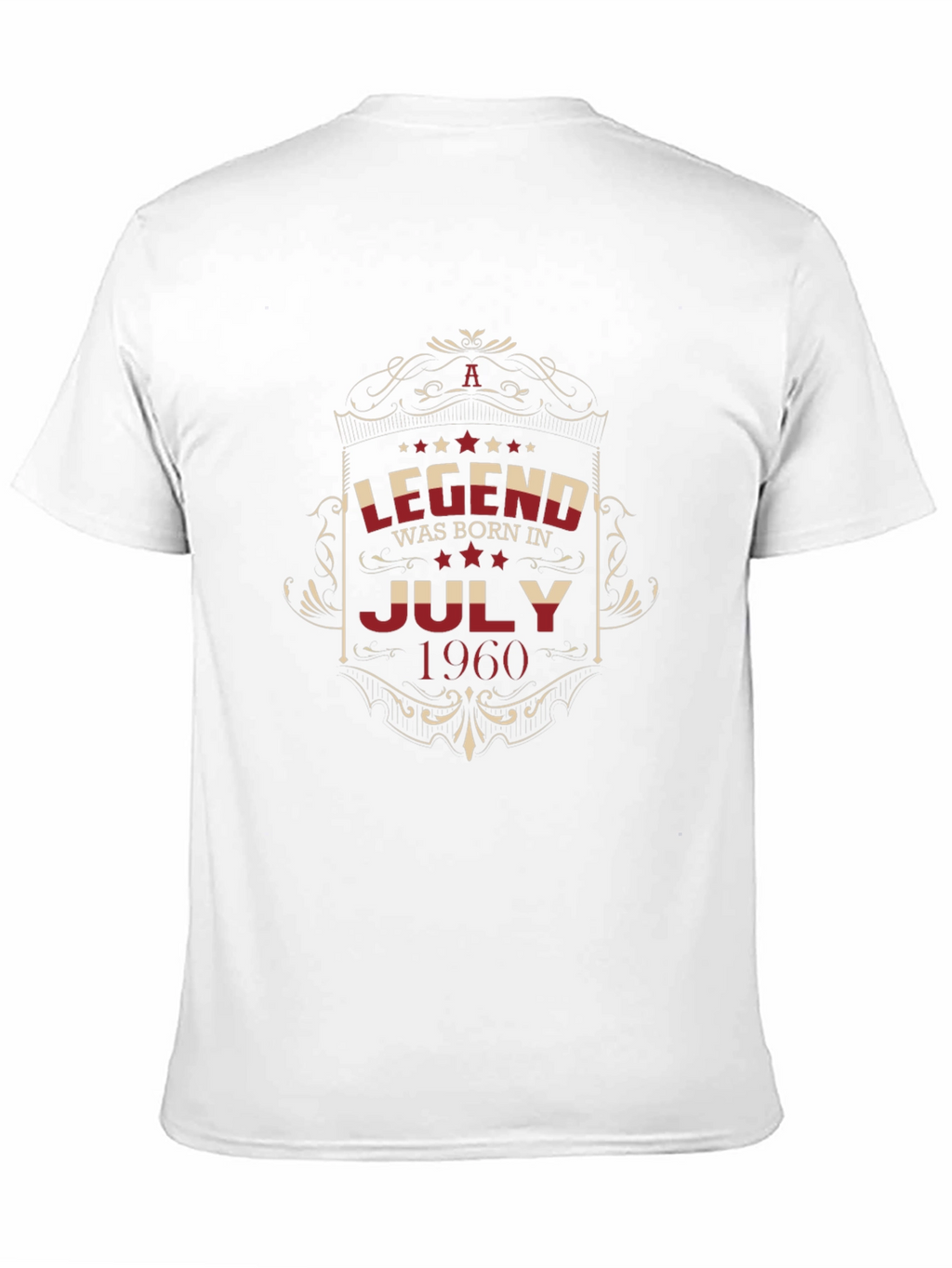 Legend Born In July 1960 Black T-Shirt