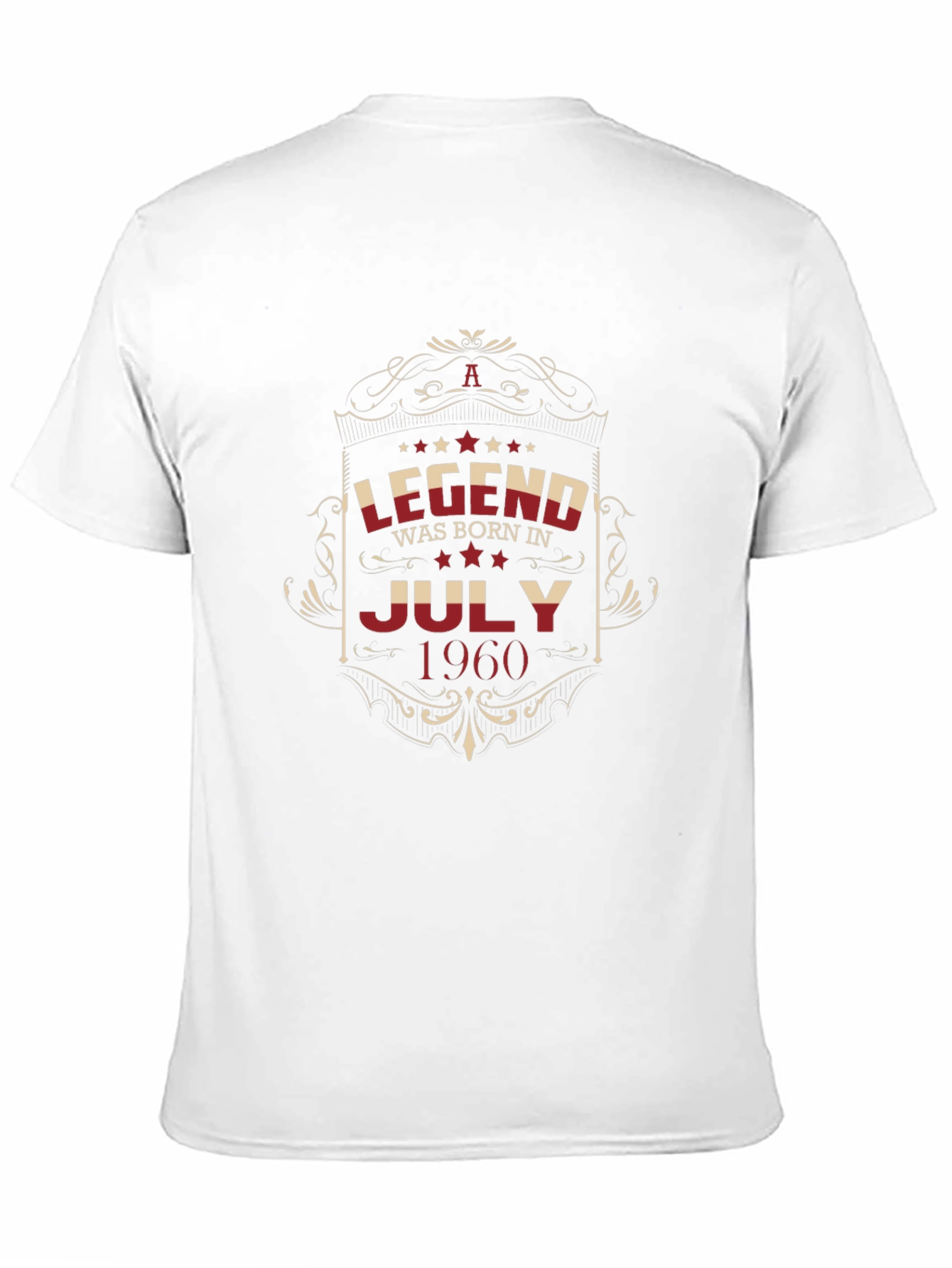 Legend Born In July 1960 Black T-Shirt