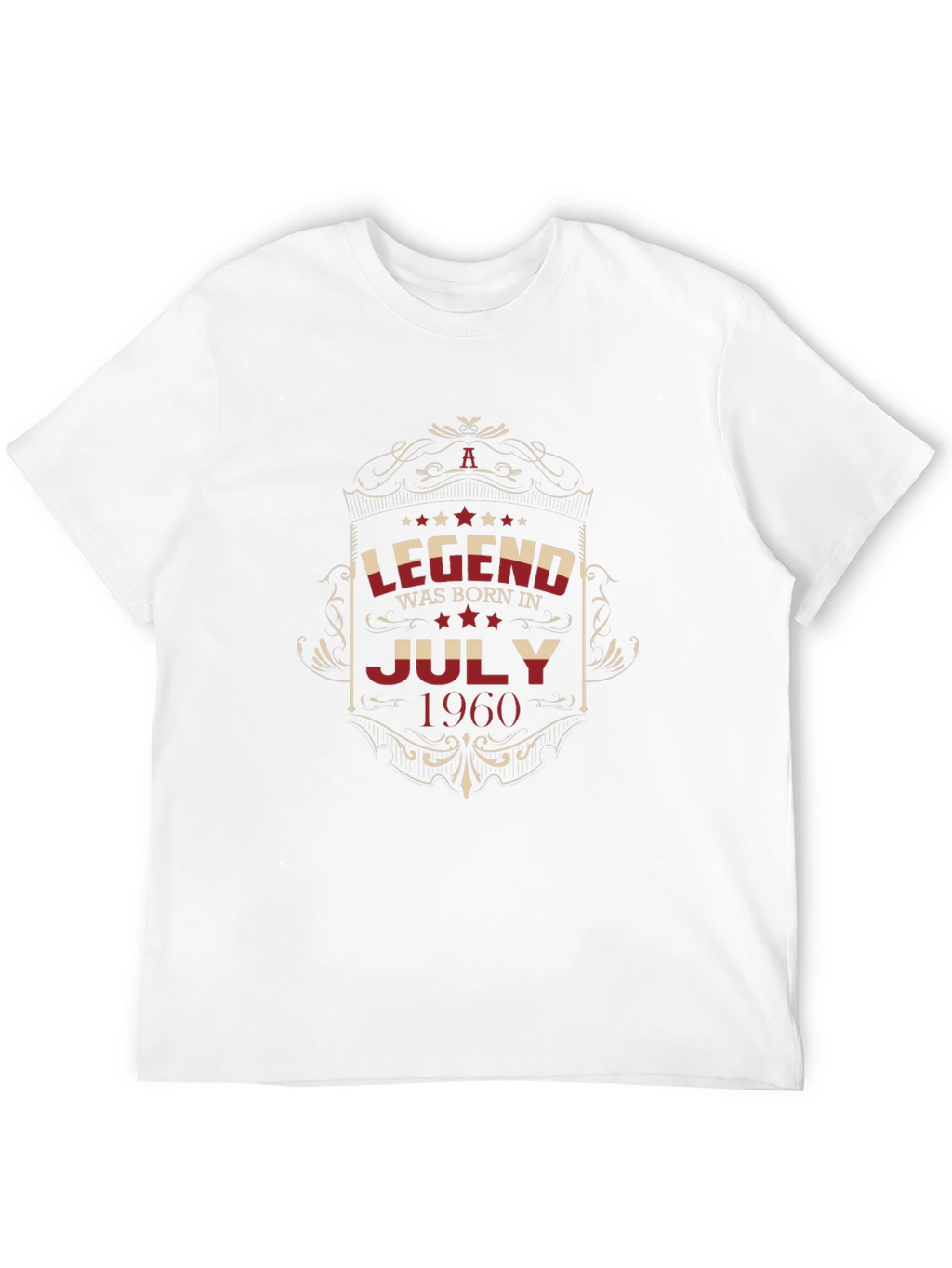 Legend Born In July 1960 Black T-Shirt