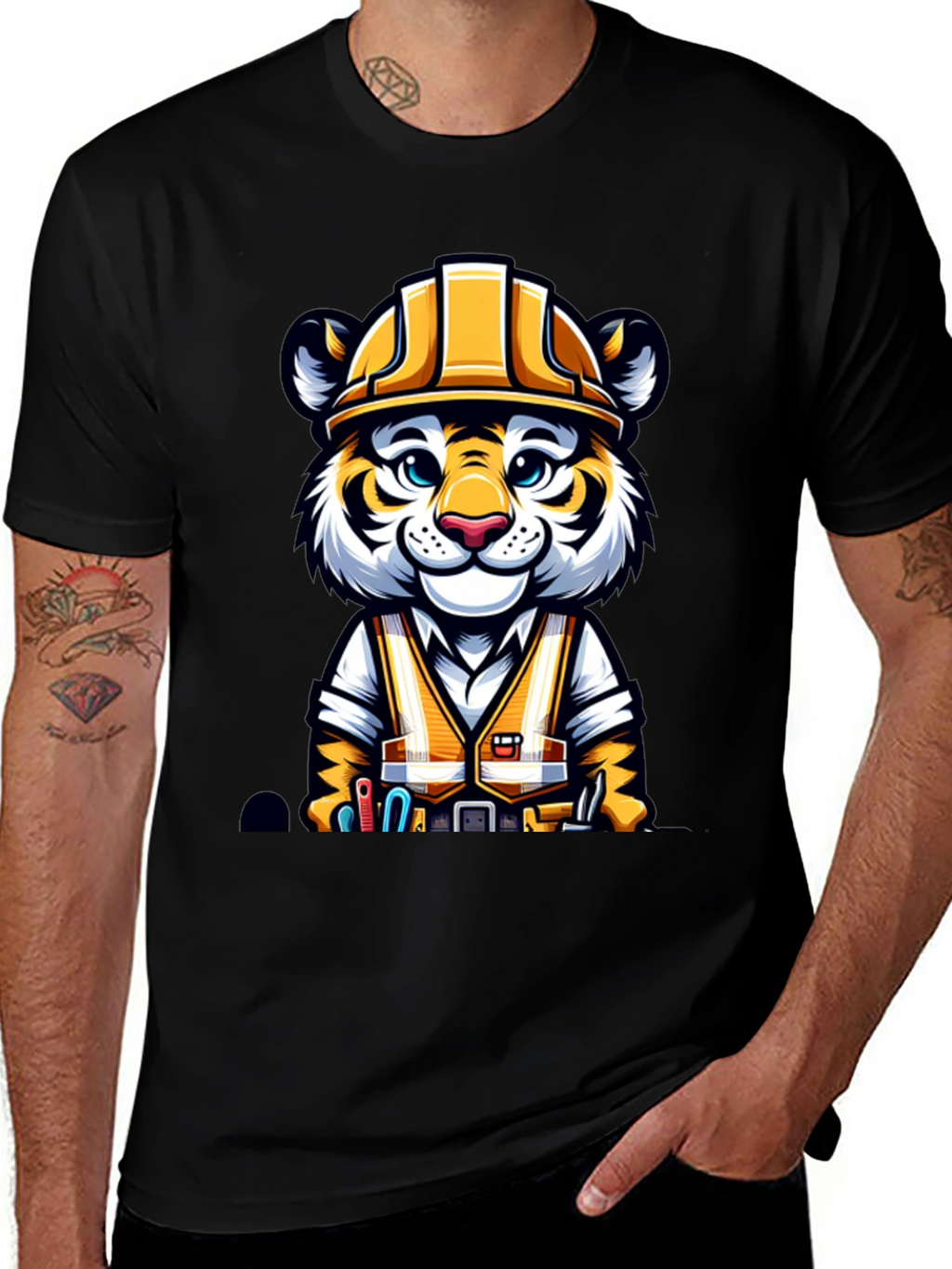 Tiger Builder Graphic Tee