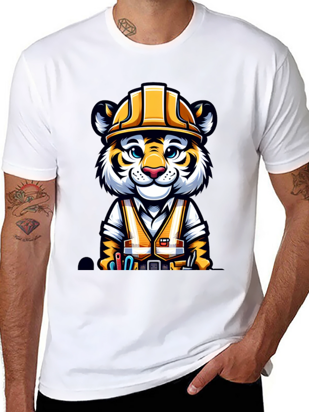 Tiger Builder Graphic Tee