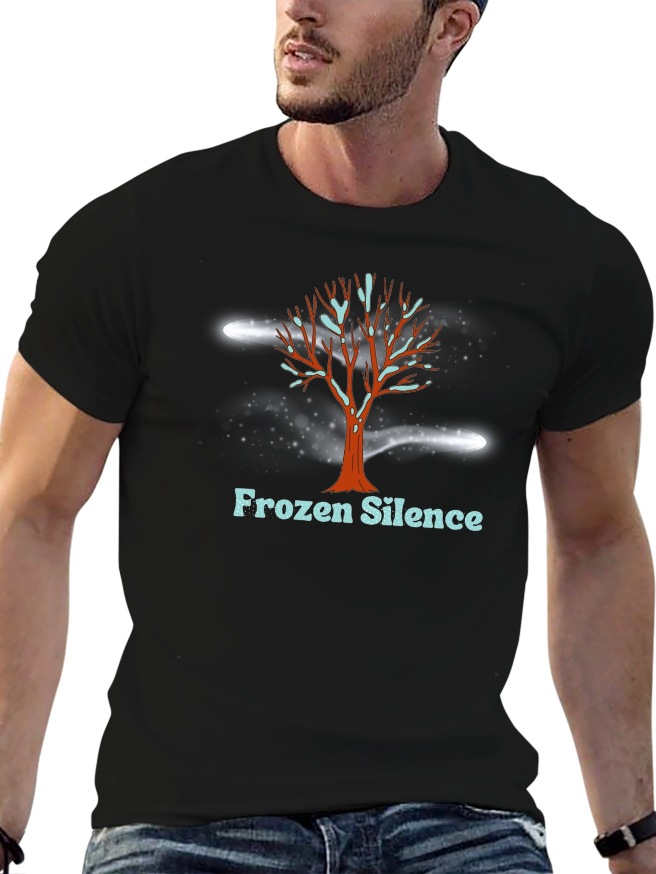Frozen Silence Tree Graphic Tee