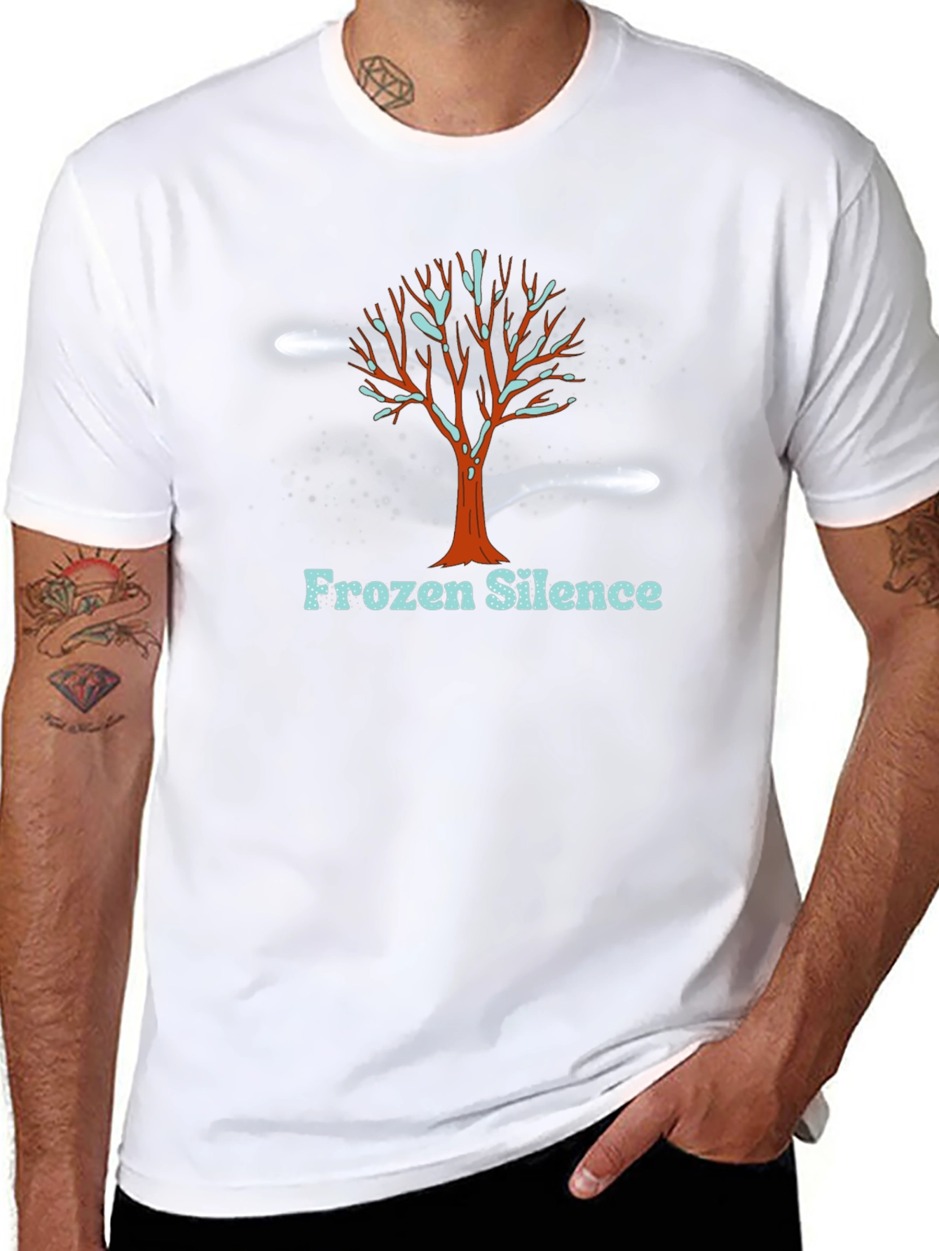 Frozen Silence Tree Graphic Tee