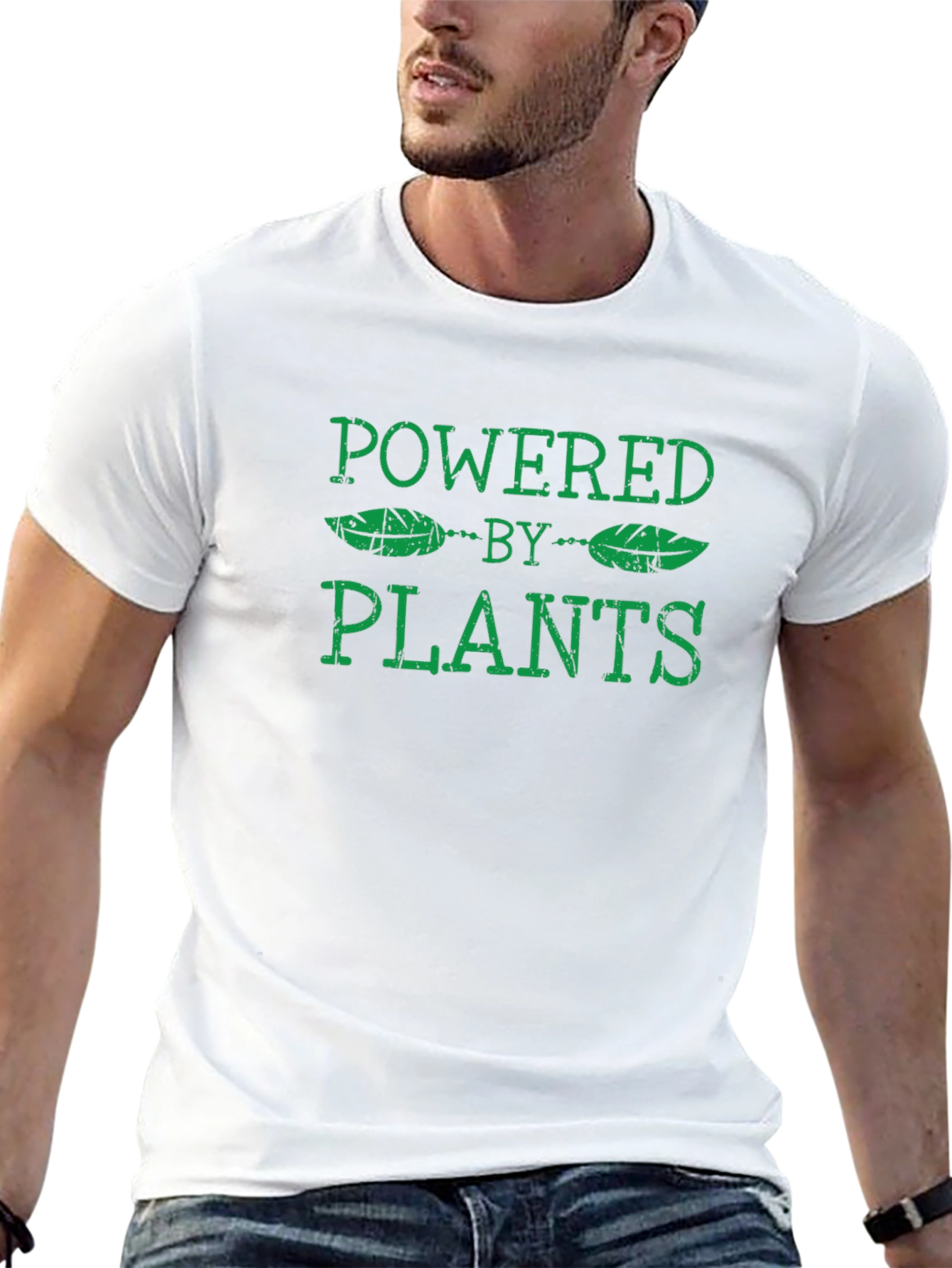 Powered By Plants Vegan Graphic Tee