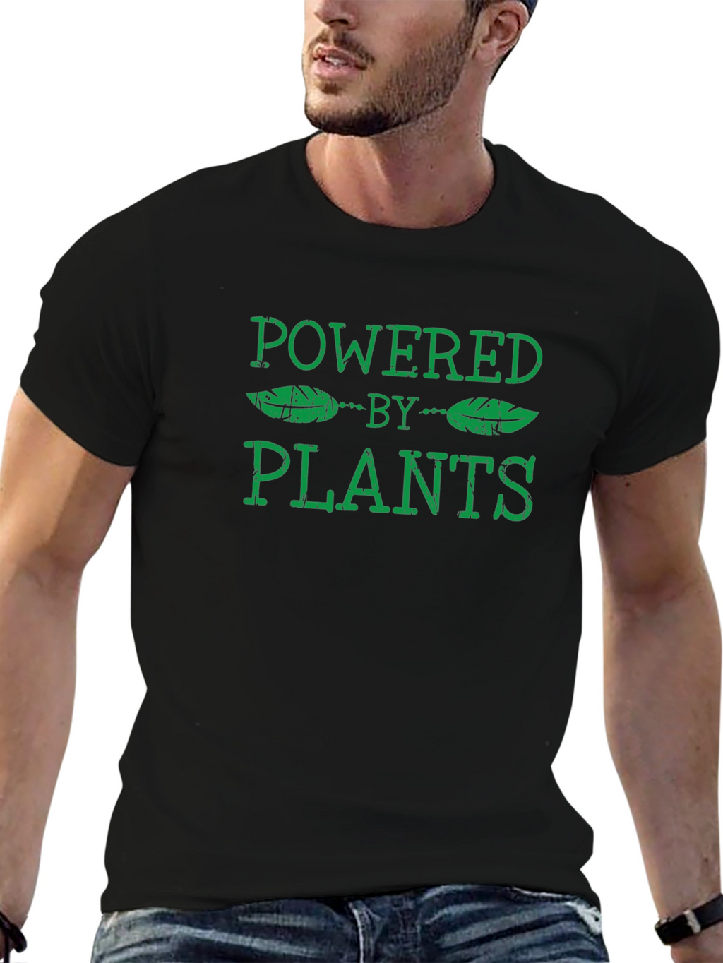 Powered By Plants Vegan Graphic Tee