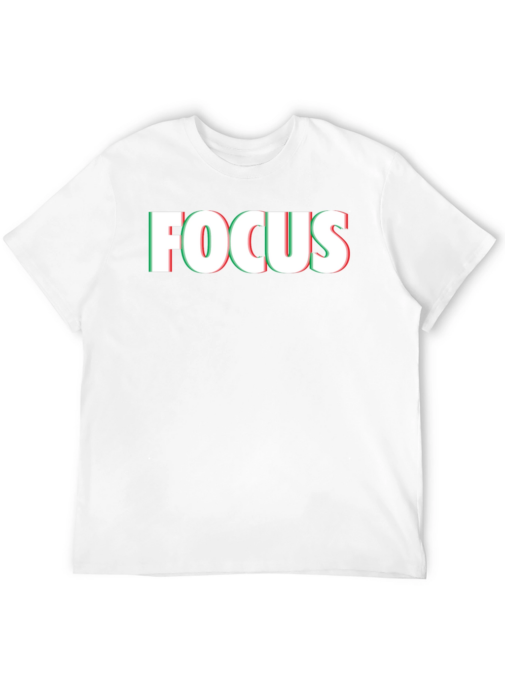Focus Graphic Print Mens Black T-Shirt