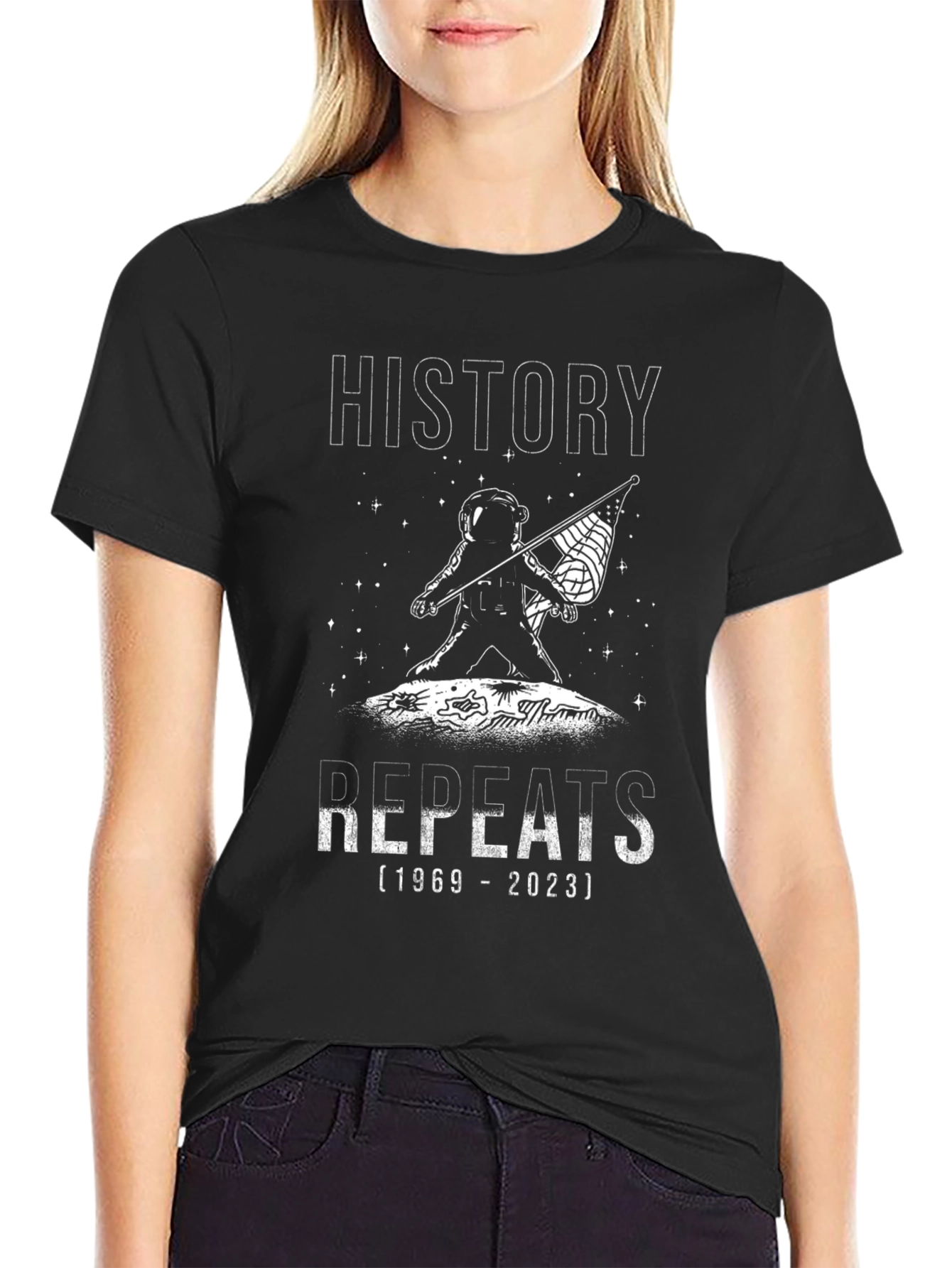 History Repeats Astronaut T-Shirt - 1969 to 2023