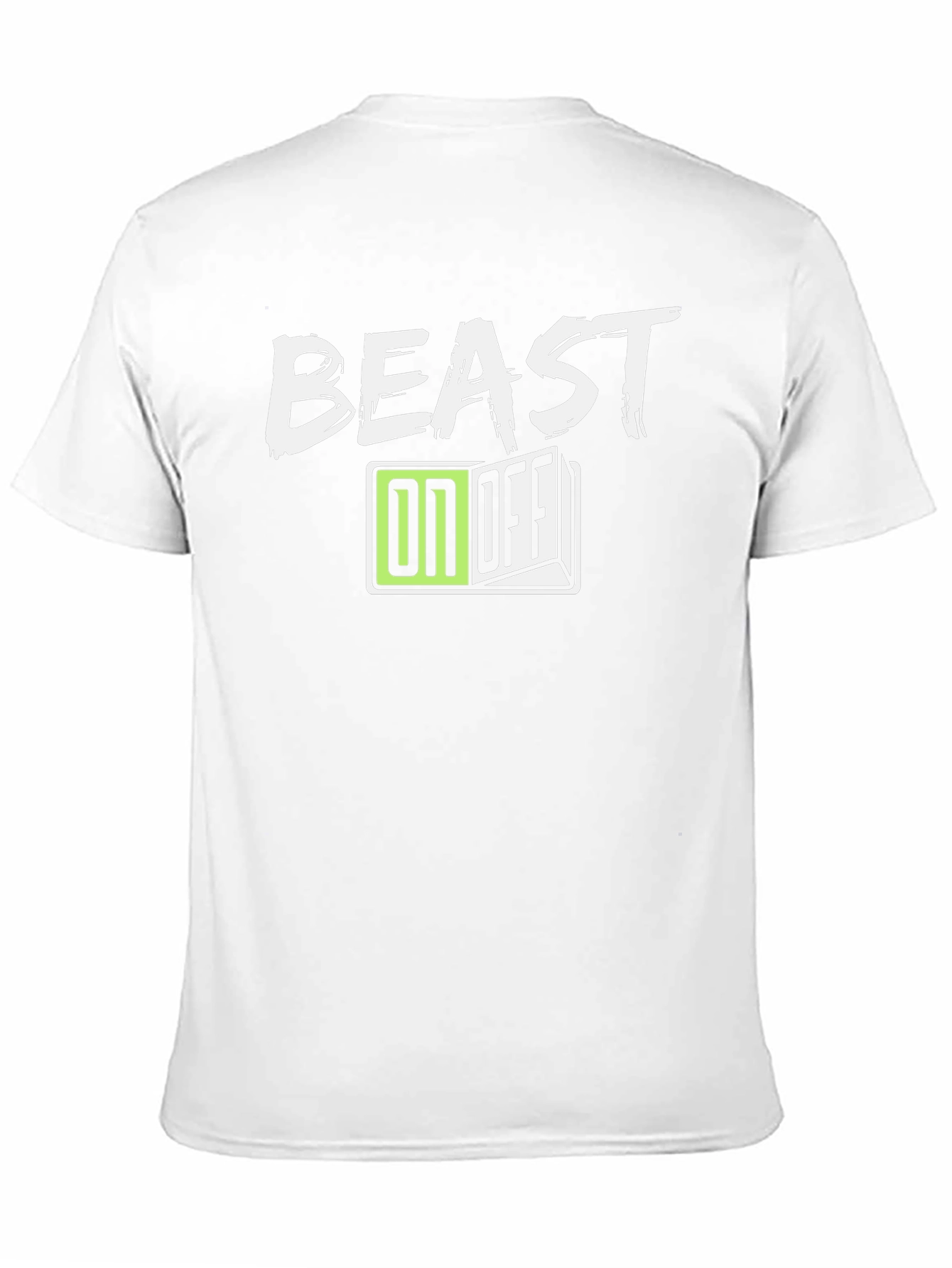 Beast On/Off Graphic Tee - Stylish Mens Black T-Shirt