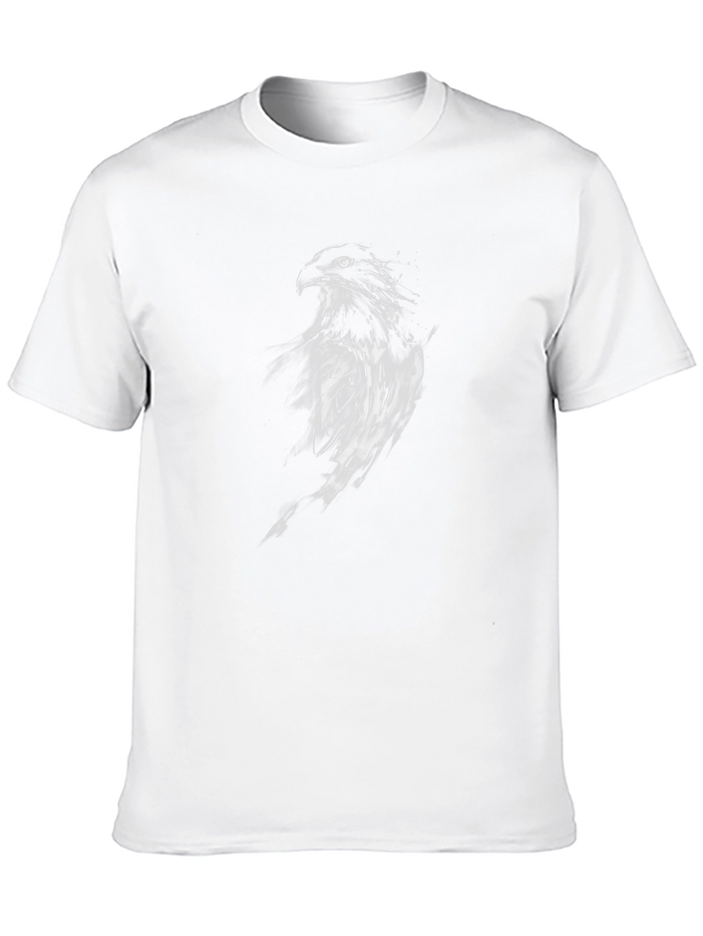 Black T-Shirt with Eagle Graphic